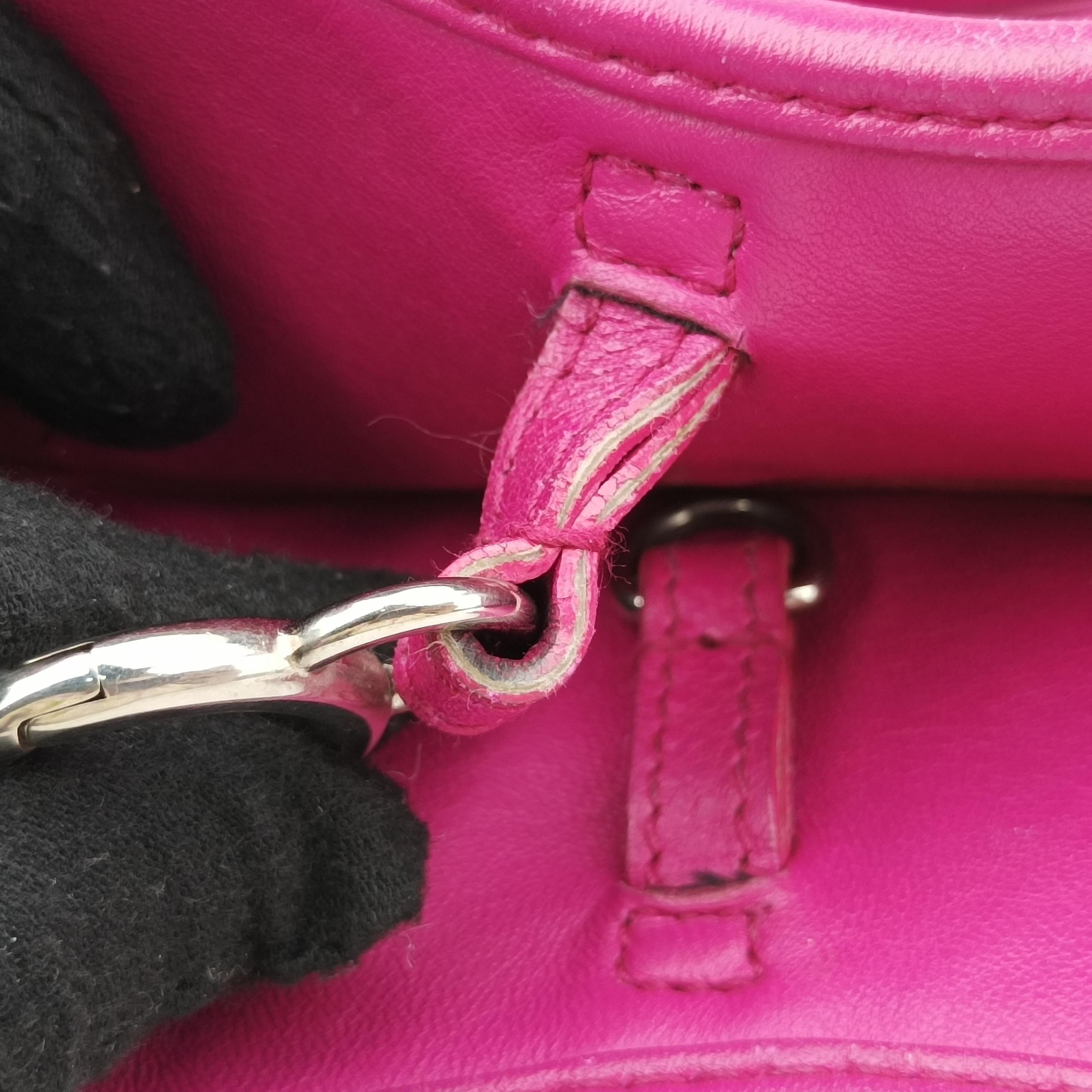 Pre-owned Christian Dior Hobo Rose leather  handbag | stylenewstar
