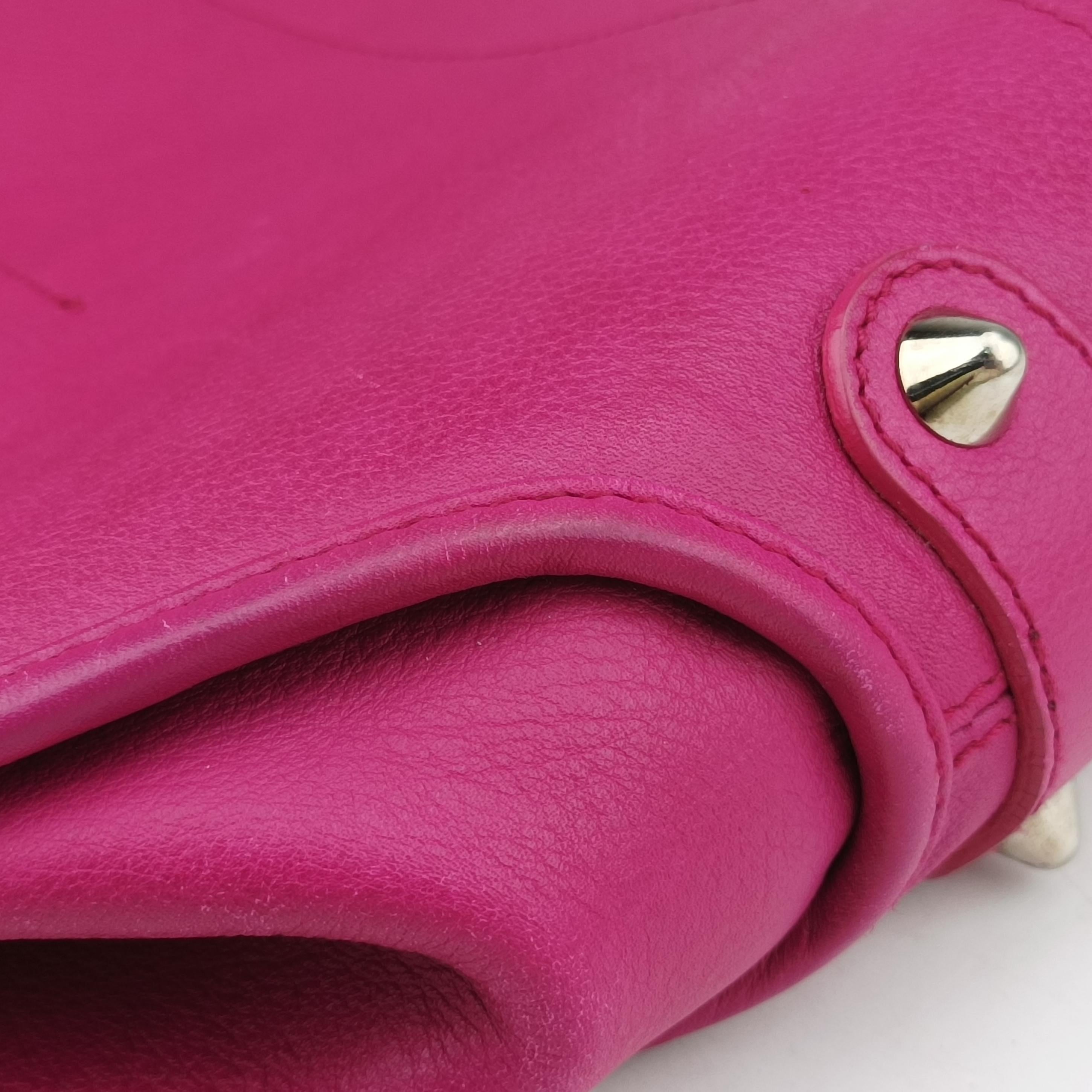 Pre-owned Christian Dior Hobo Rose leather  handbag | stylenewstar