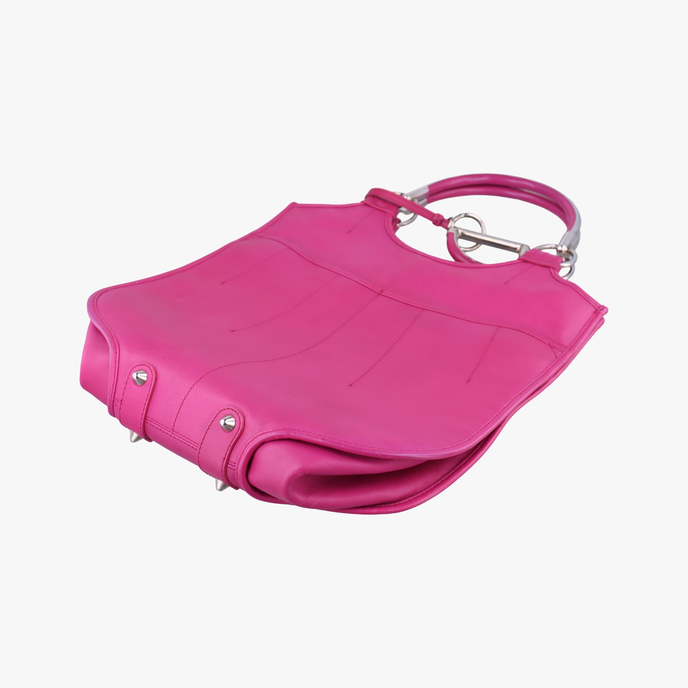 Pre-owned Christian Dior Hobo Rose leather  handbag | stylenewstar