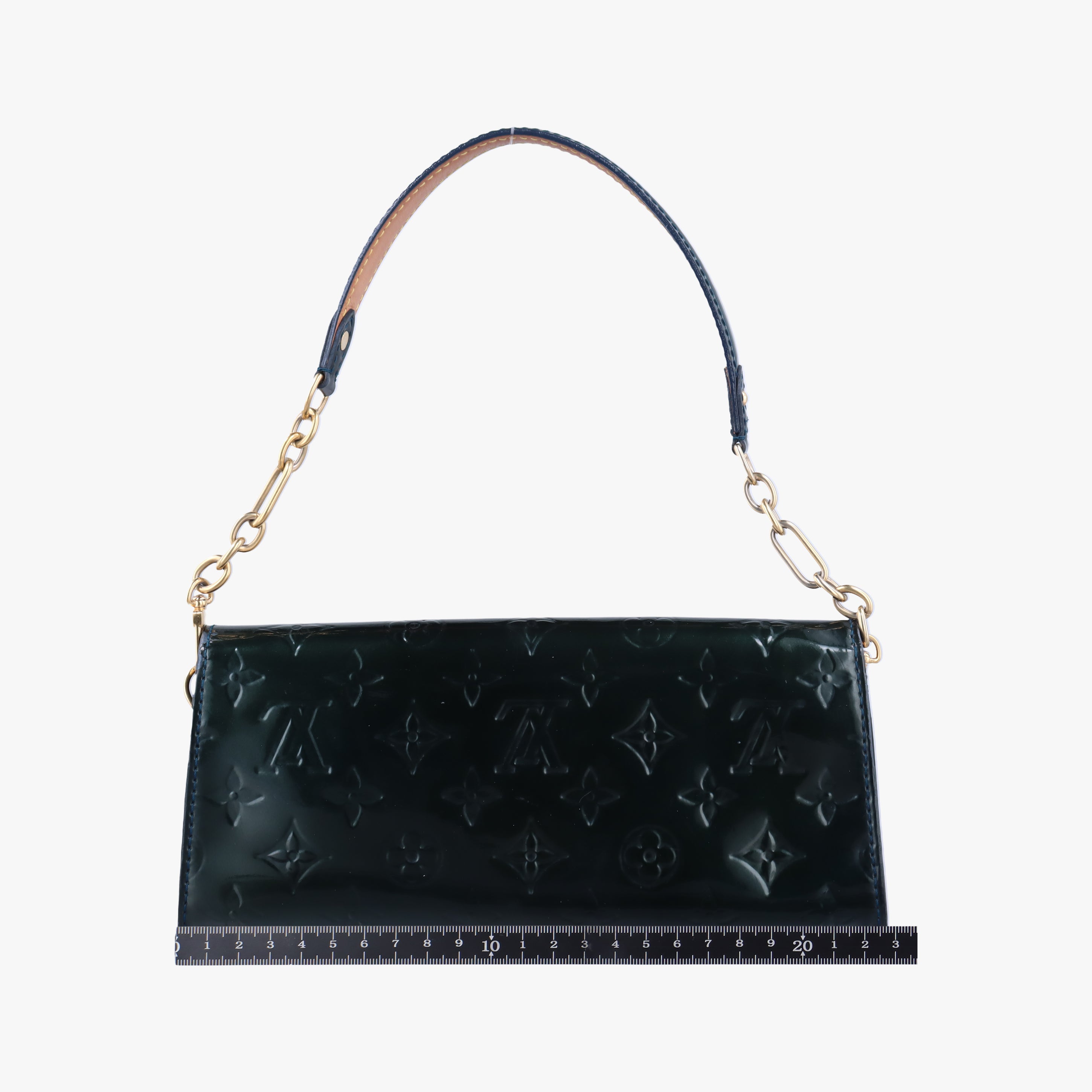 Pre-owned Louis Vuitton Sunset Boulevard Monogram Green Vernis  handbag | stylenewstar