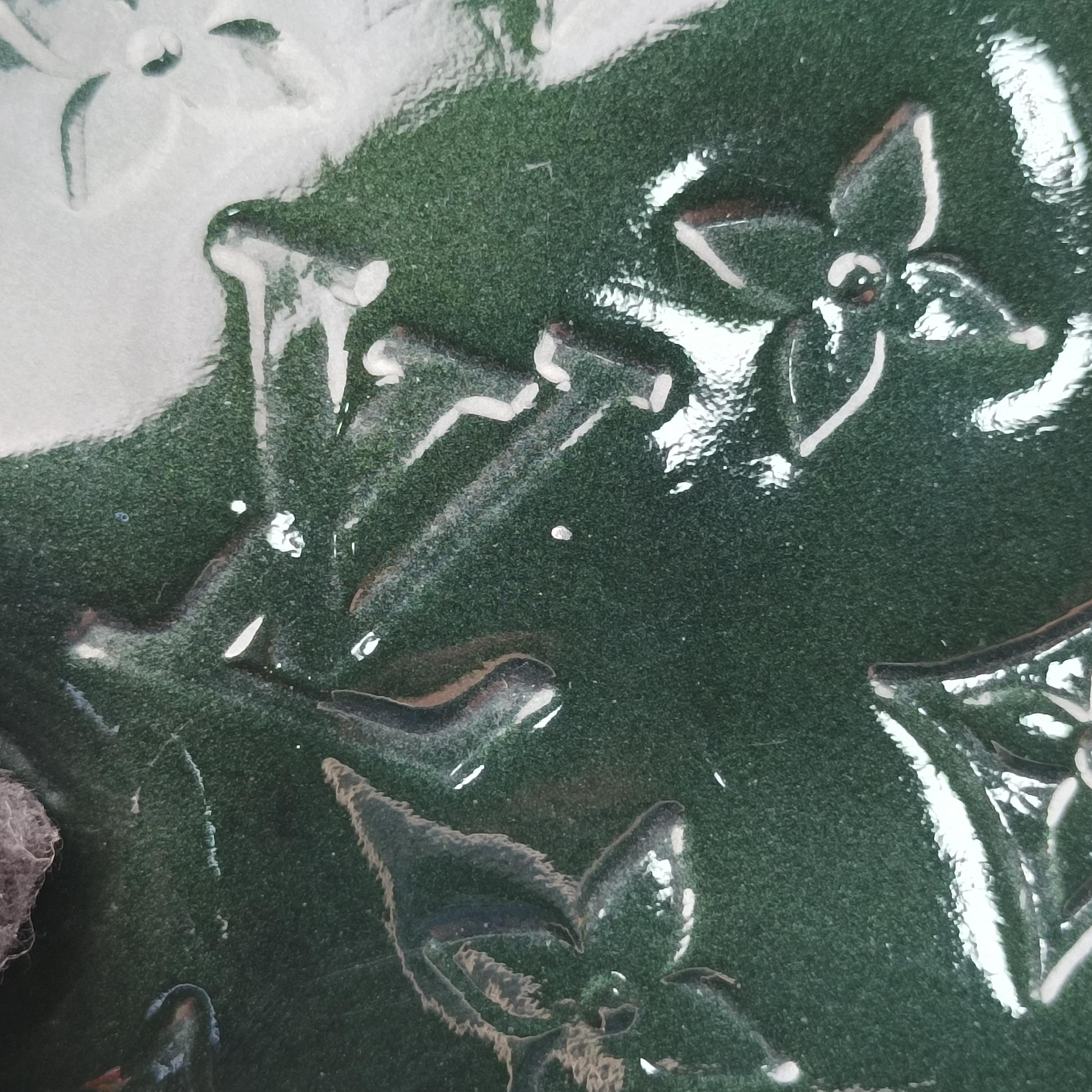 Pre-owned Louis Vuitton Sunset Boulevard Monogram Green Vernis  handbag | stylenewstar