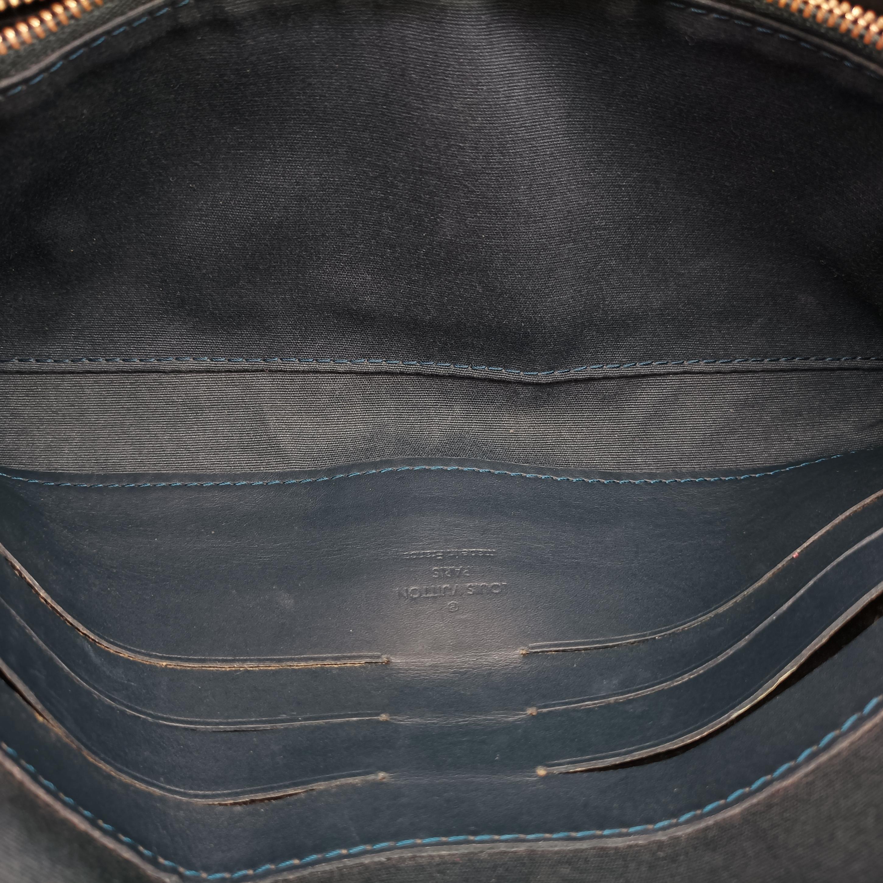 Pre-owned Louis Vuitton Sunset Boulevard Monogram Green Vernis  handbag | stylenewstar
