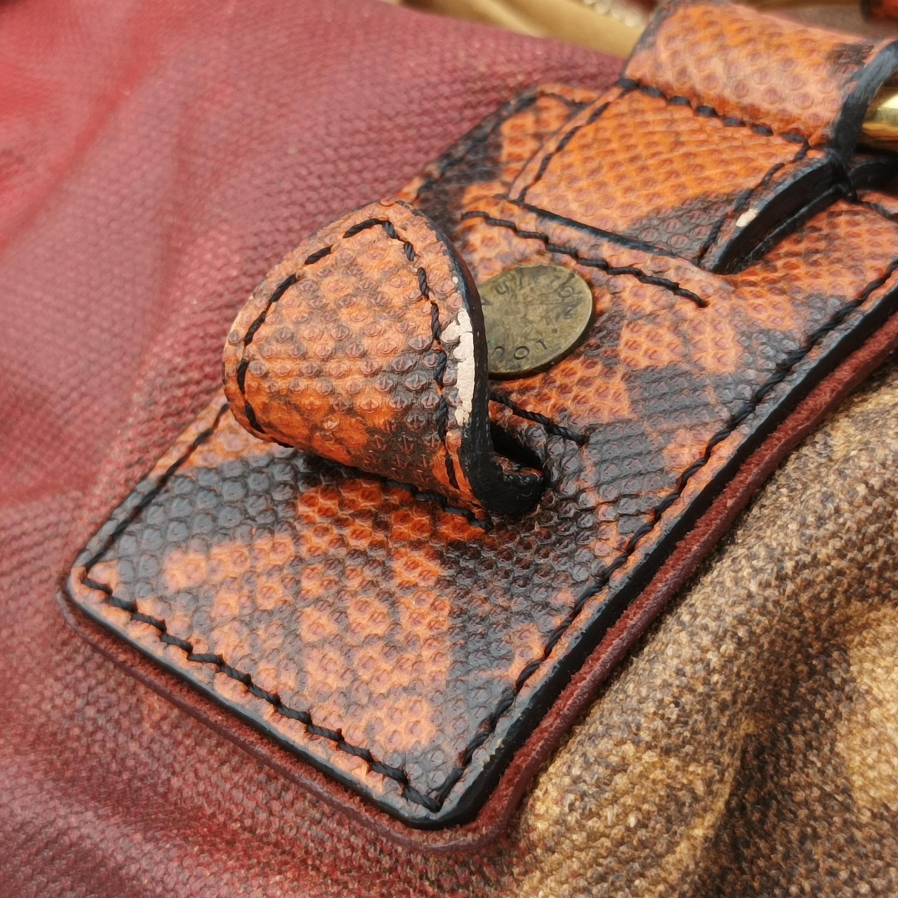 Pre-owned Louis Vuitton Man Crazy rouge×multicolor Monogram Jokes M95737 handbag | stylenewstar