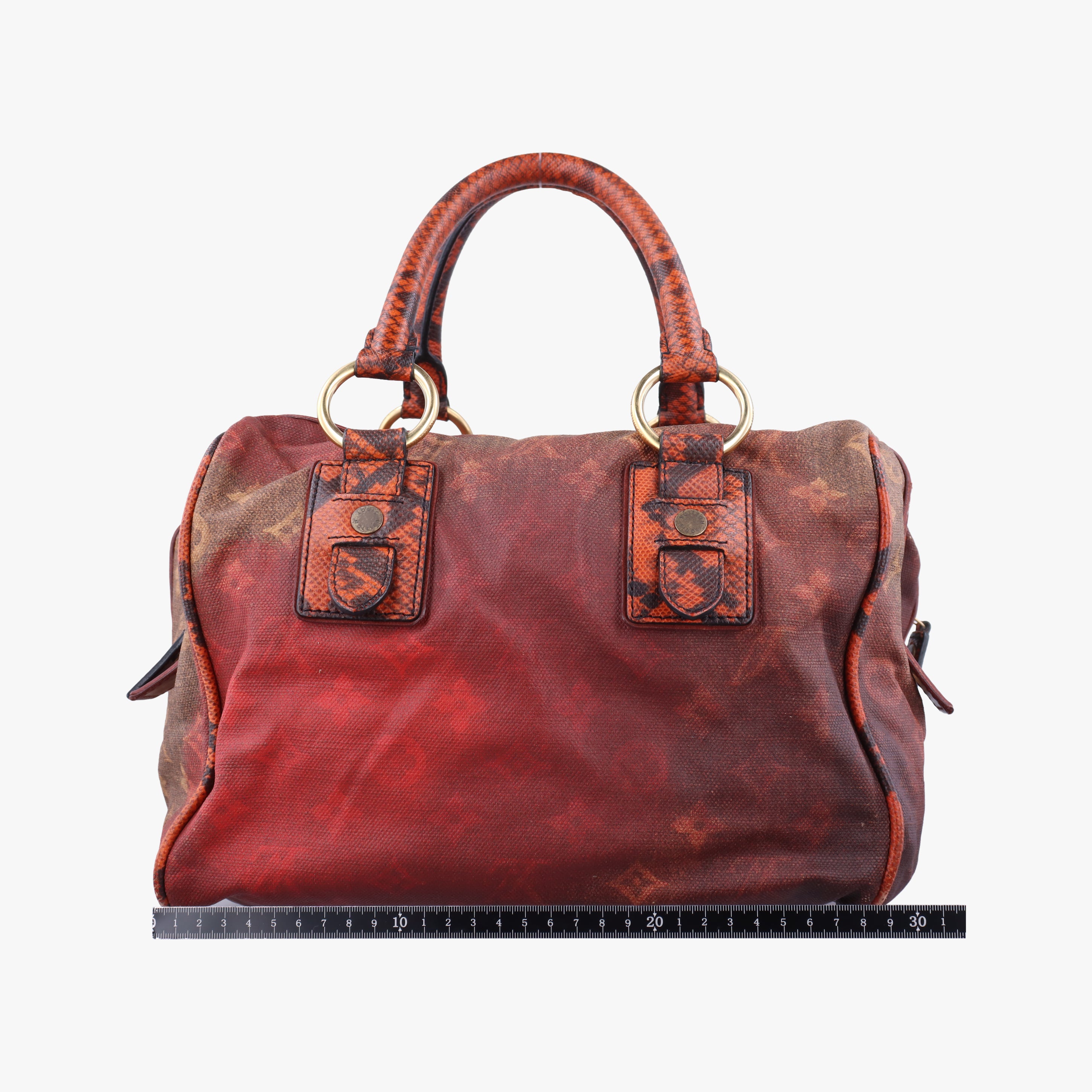 Pre-owned Louis Vuitton Man Crazy rouge×multicolor Monogram Jokes M95737 handbag | stylenewstar