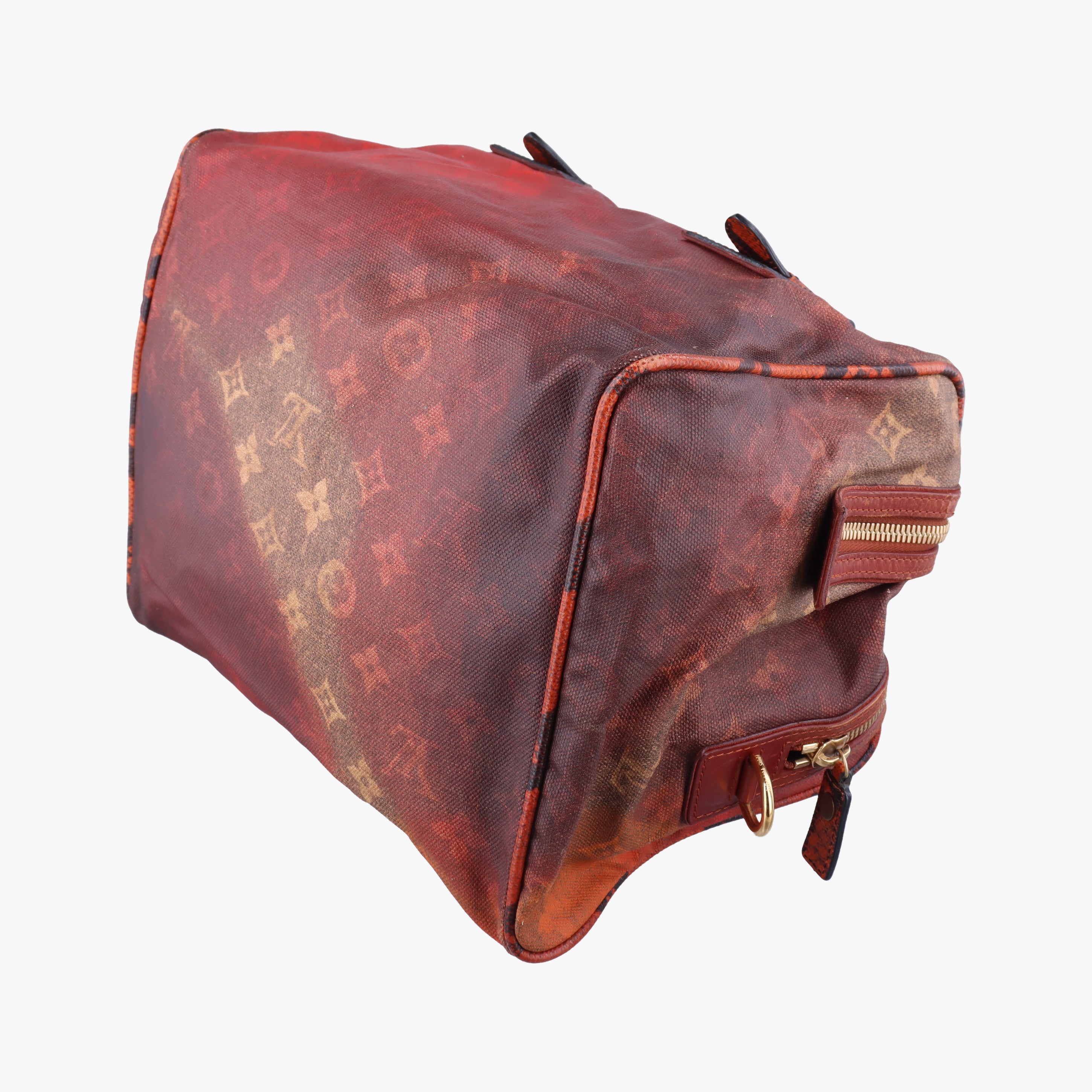 Pre-owned Louis Vuitton Man Crazy rouge×multicolor Monogram Jokes M95737 handbag | stylenewstar
