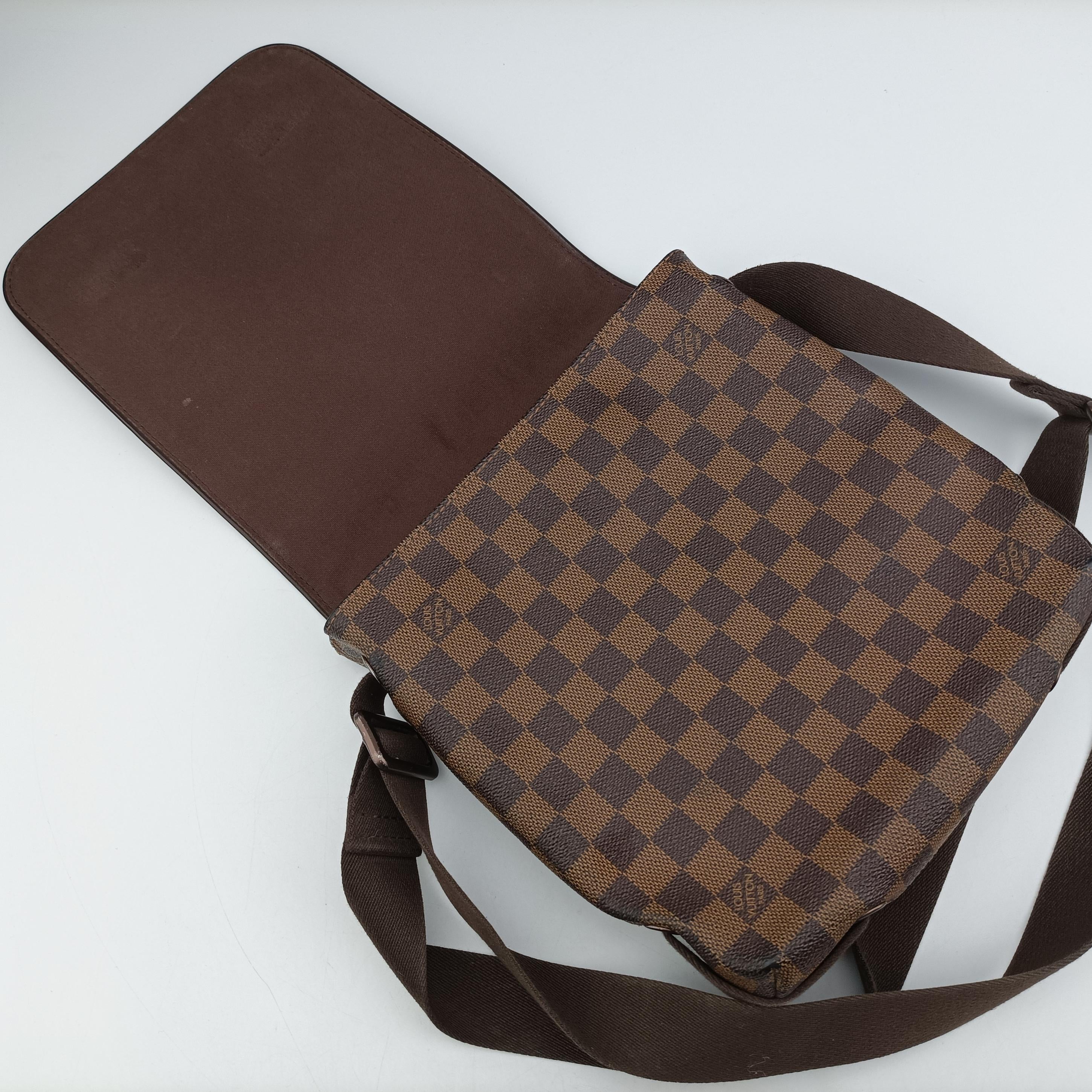 Pre-owned Louis Vuitton BROOKLYN PM EBENE Damier Canvas N51210 shoulderbag | stylenewstar