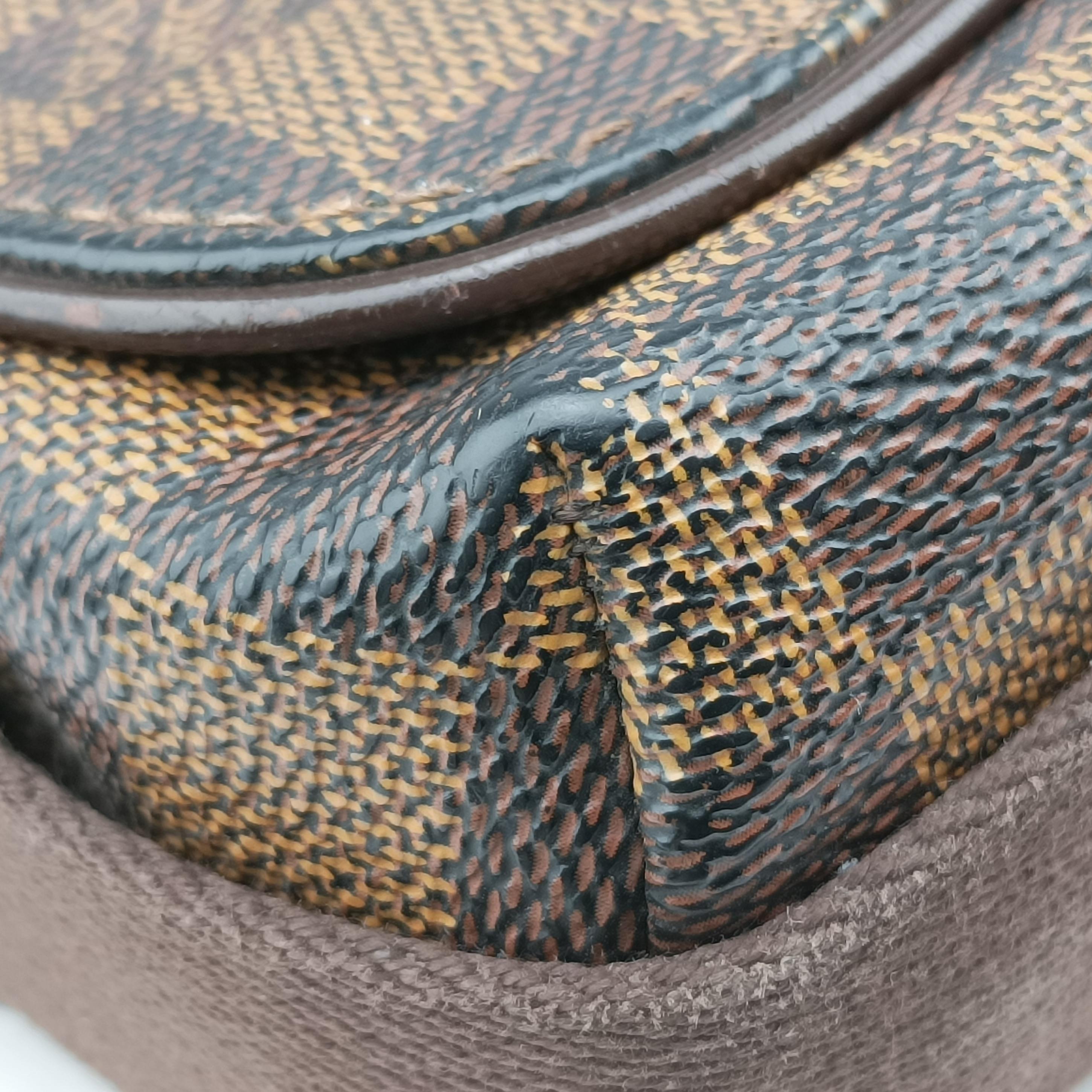 Pre-owned Louis Vuitton BROOKLYN PM EBENE Damier Canvas N51210 shoulderbag | stylenewstar