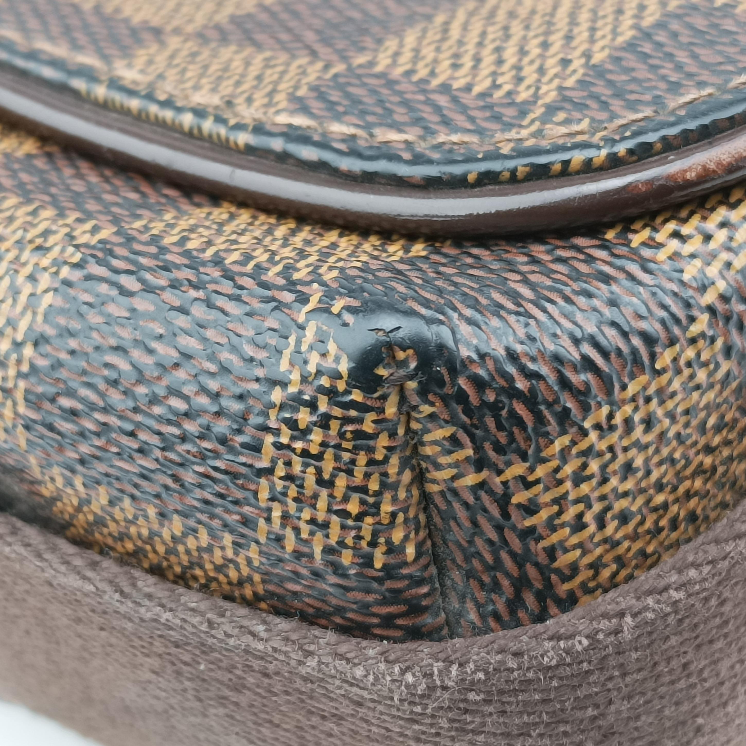 Pre-owned Louis Vuitton BROOKLYN PM EBENE Damier Canvas N51210 shoulderbag | stylenewstar
