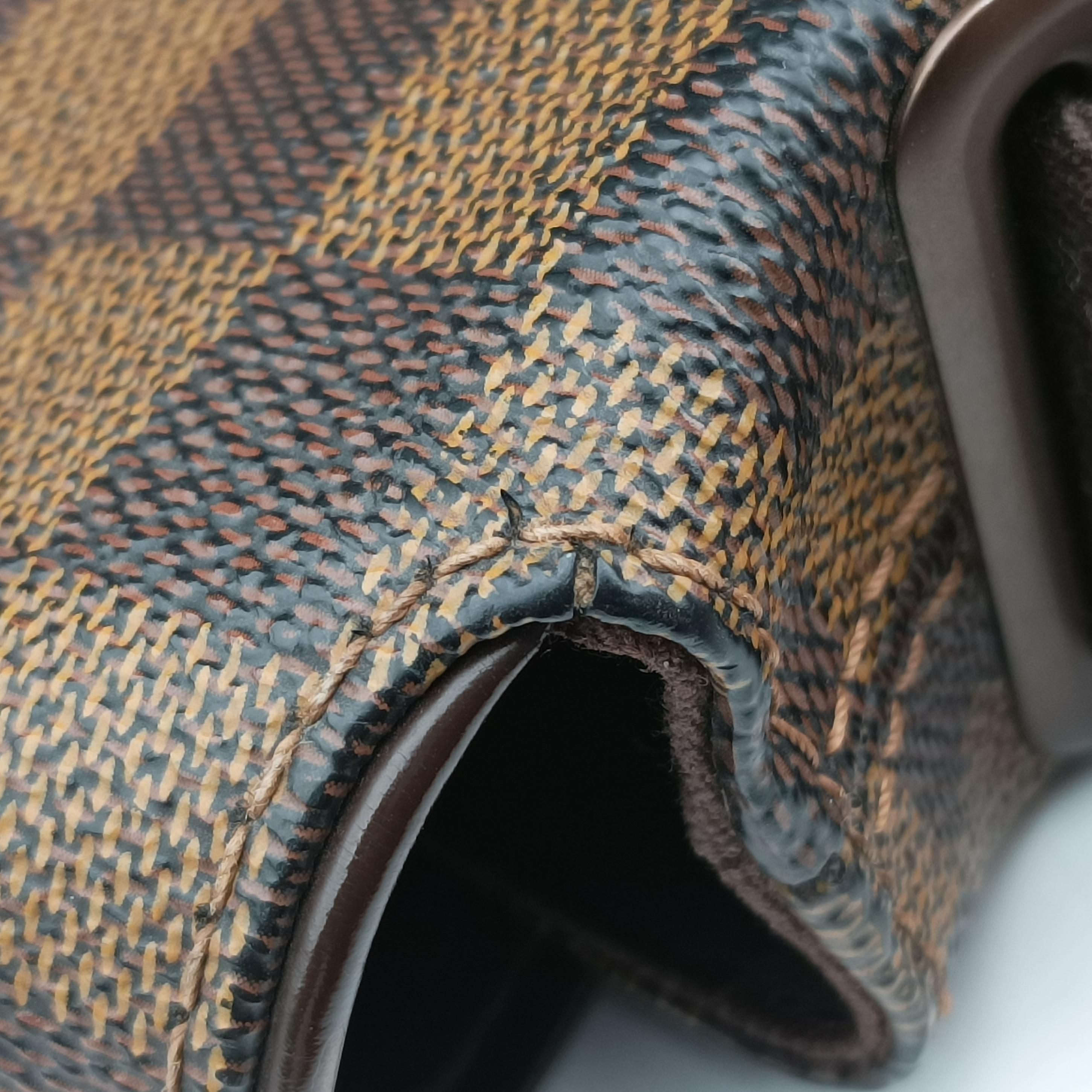 Pre-owned Louis Vuitton BROOKLYN PM EBENE Damier Canvas N51210 shoulderbag | stylenewstar