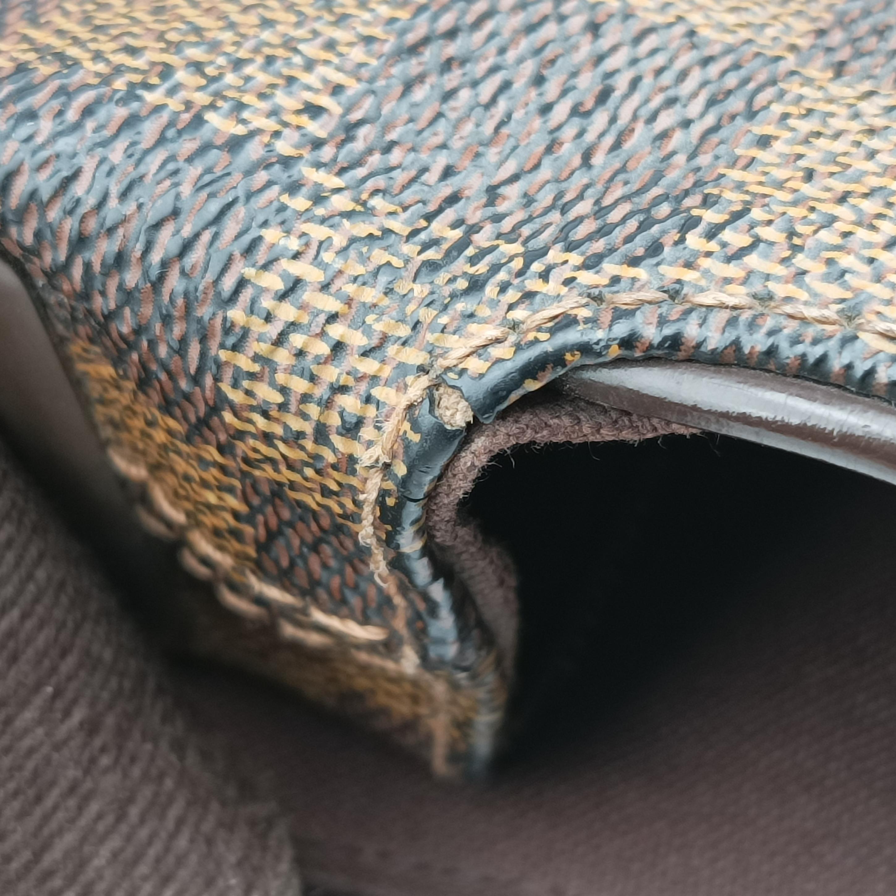 Pre-owned Louis Vuitton BROOKLYN PM EBENE Damier Canvas N51210 shoulderbag | stylenewstar