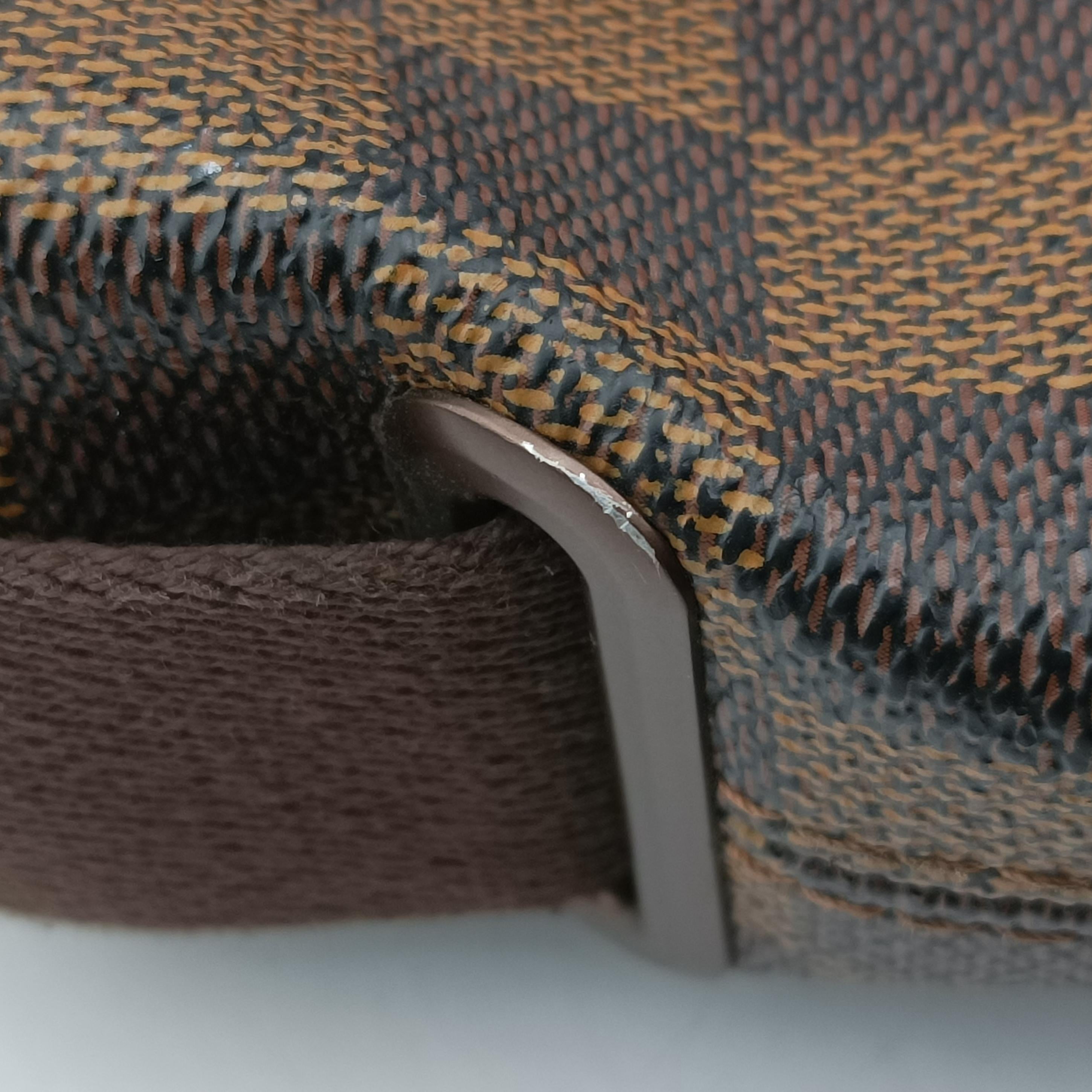 Pre-owned Louis Vuitton BROOKLYN PM EBENE Damier Canvas N51210 shoulderbag | stylenewstar