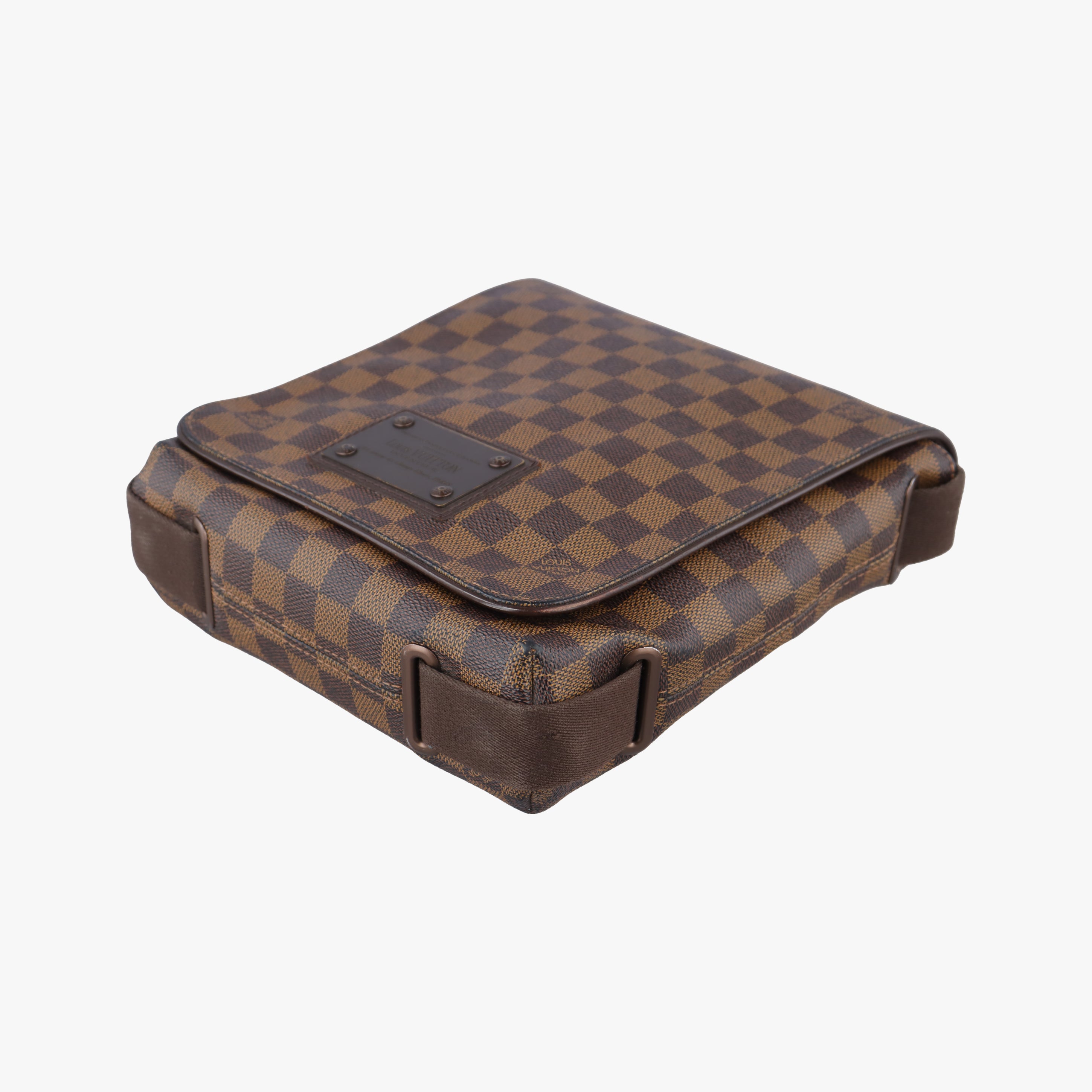 Pre-owned Louis Vuitton BROOKLYN PM EBENE Damier Canvas N51210 shoulderbag | stylenewstar