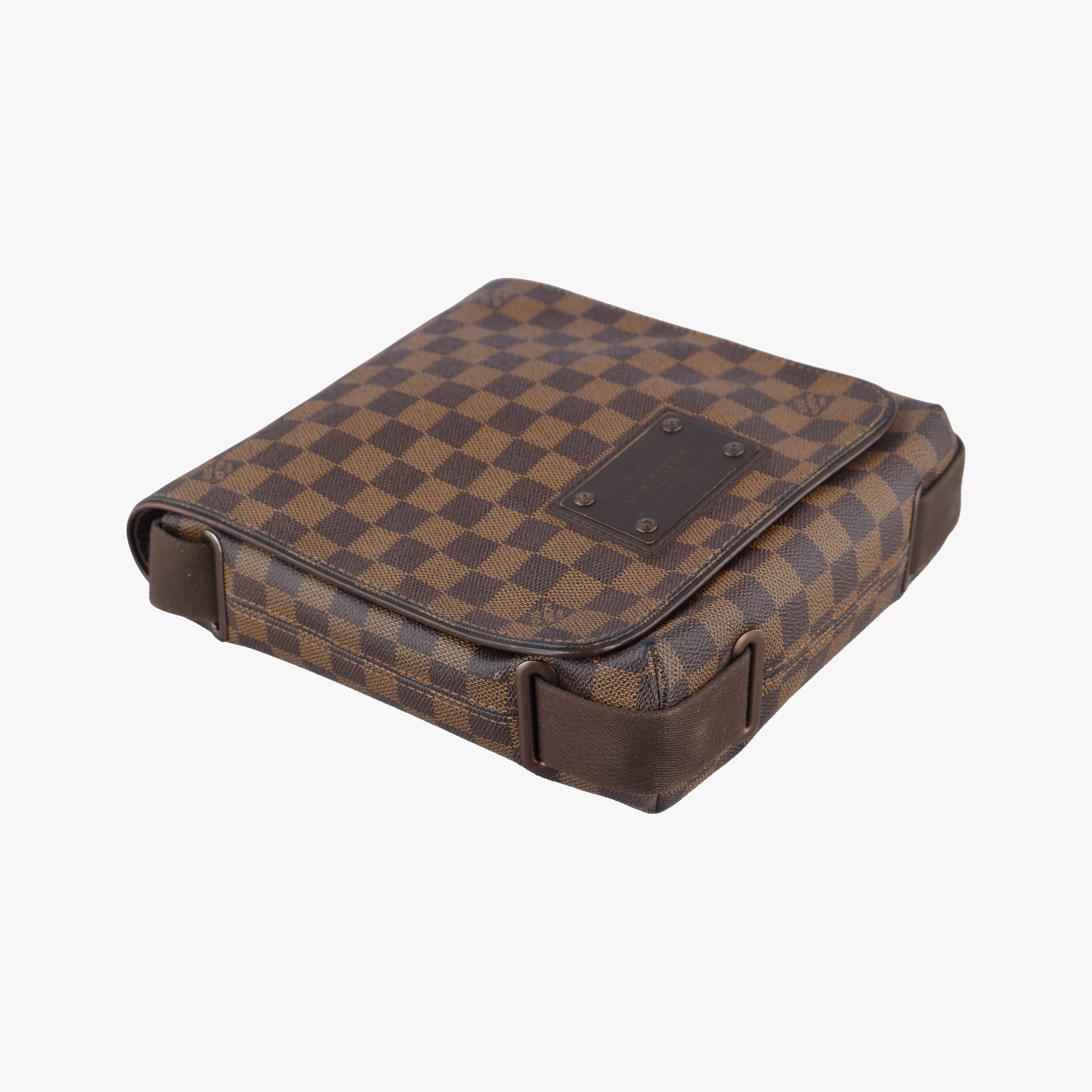 Pre-owned Louis Vuitton BROOKLYN PM EBENE Damier Canvas N51210 shoulderbag | stylenewstar