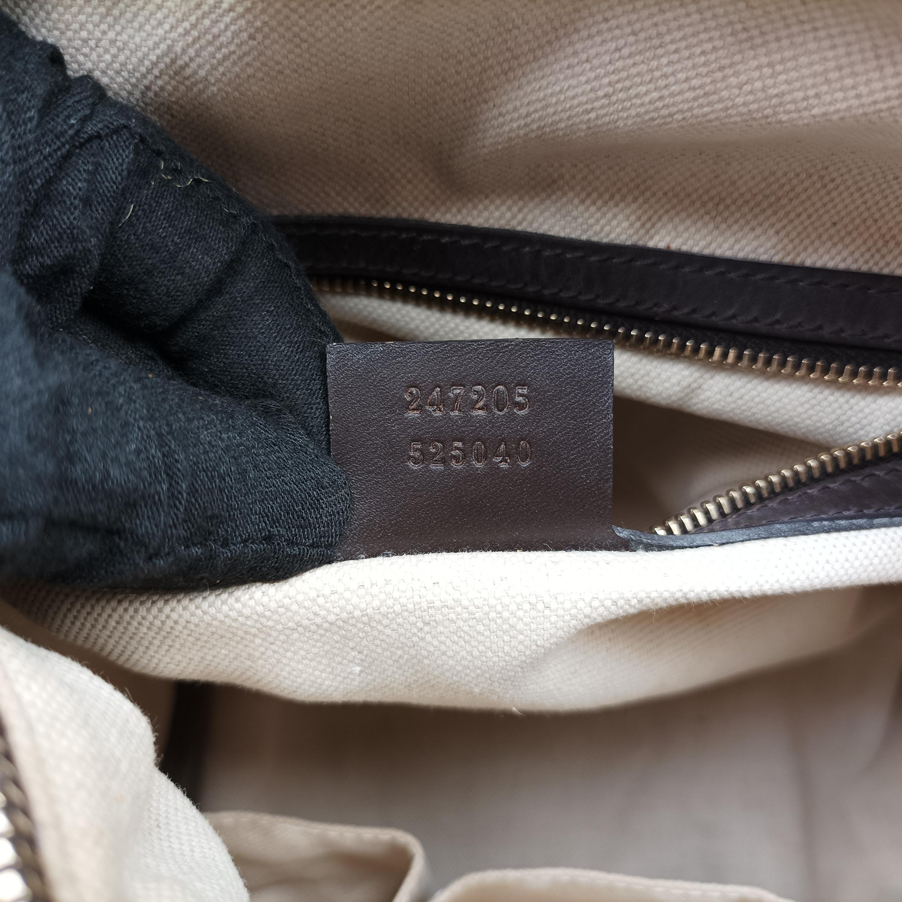Secondhand Gucci Sherry Line Beige×green×red canvas×leather 247205 handbag | stylenewstar