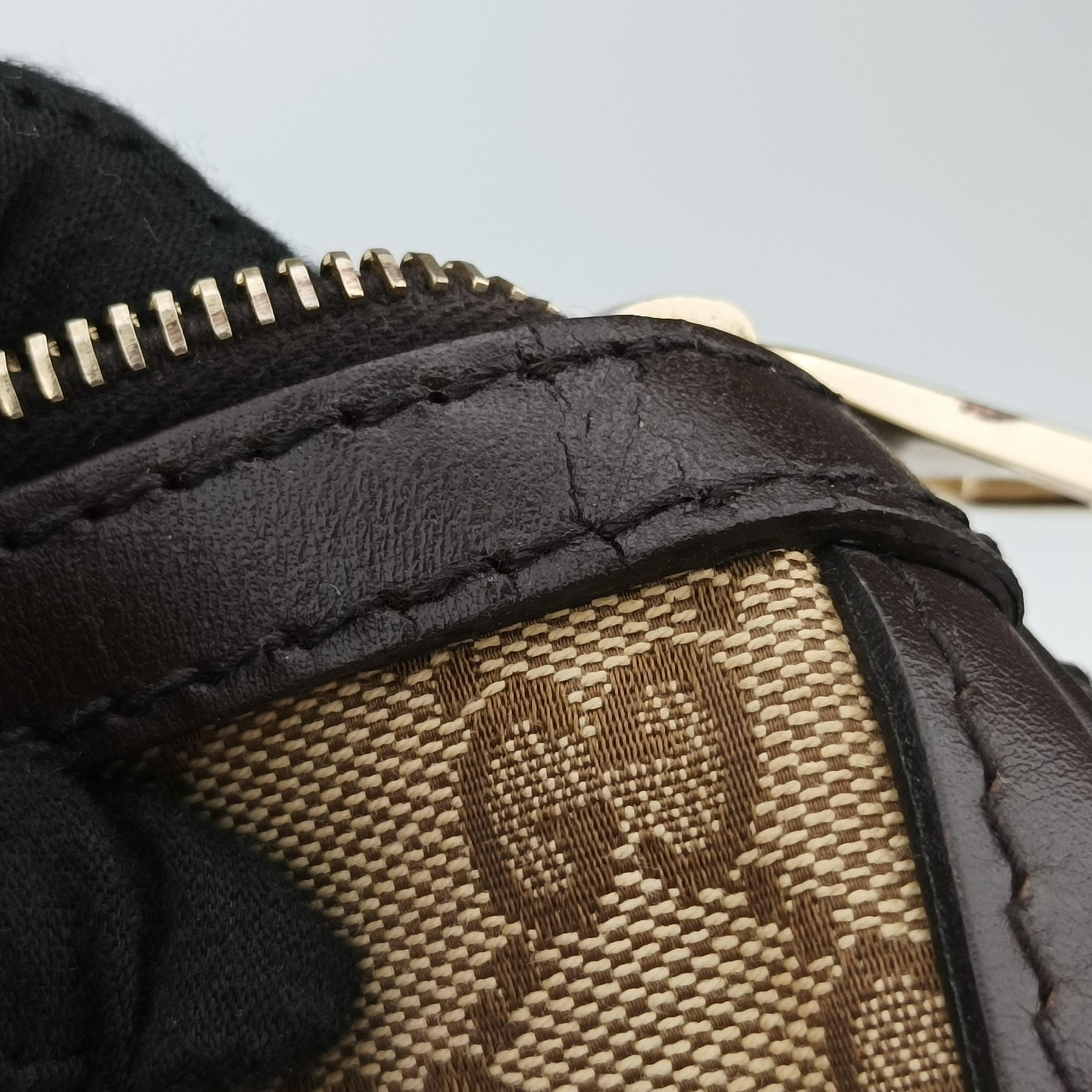 Secondhand Gucci Sherry Line Beige×green×red canvas×leather 247205 handbag | stylenewstar