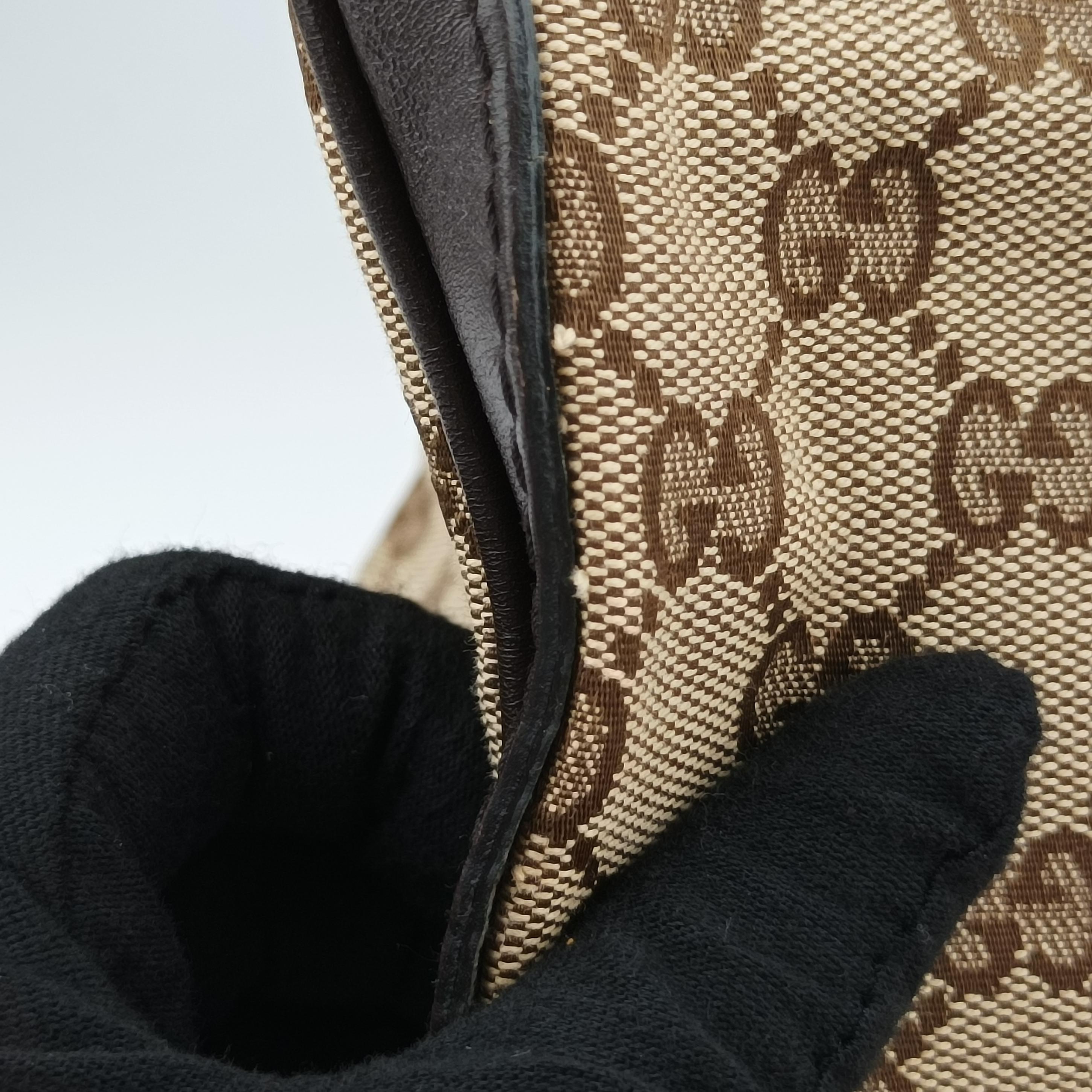 Secondhand Gucci Sherry Line Beige×green×red canvas×leather 247205 handbag | stylenewstar