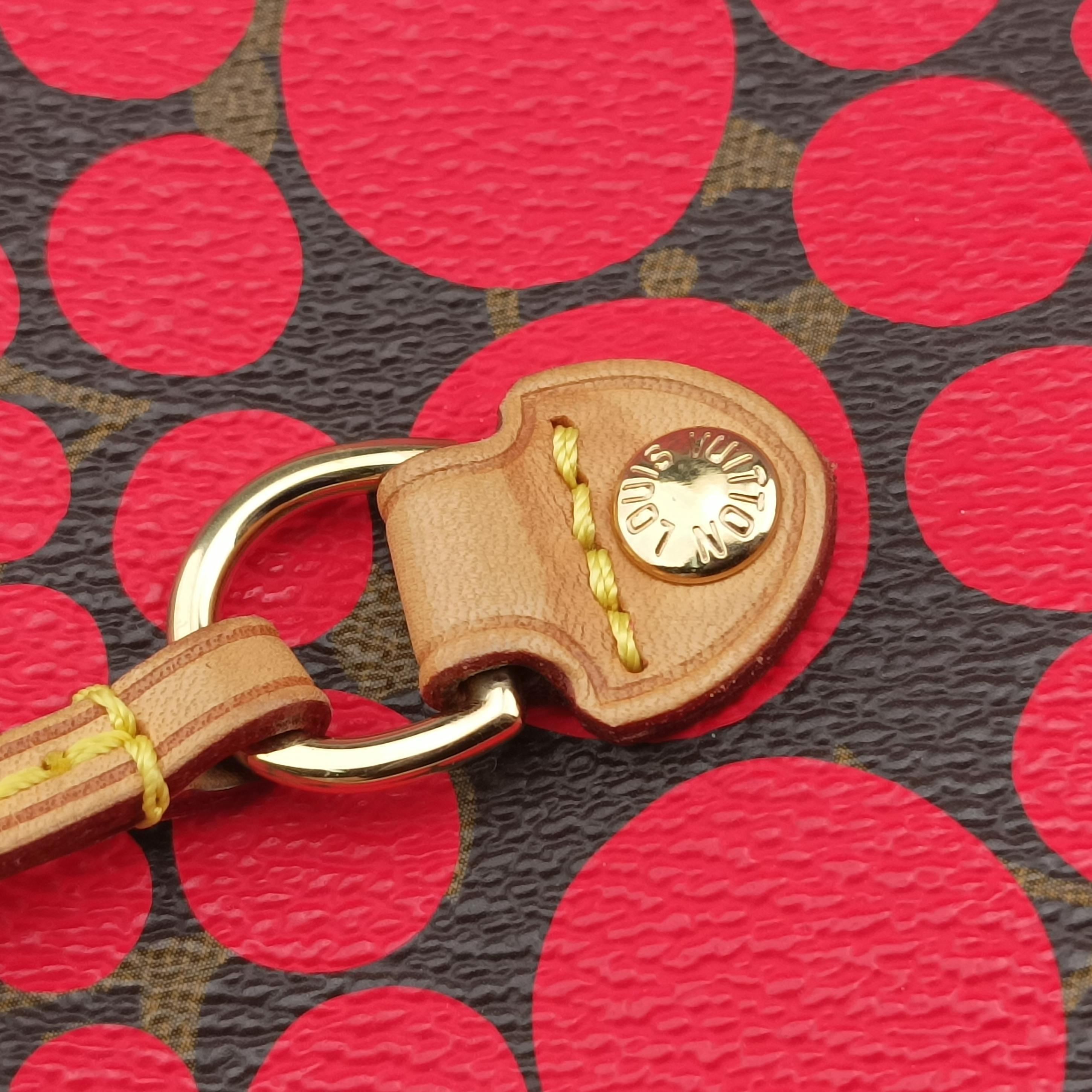 Pre-owned Louis Vuitton Neverfull MM Brown×Rouge Monogram Canvas M40686 shoulderbag | stylenewstar