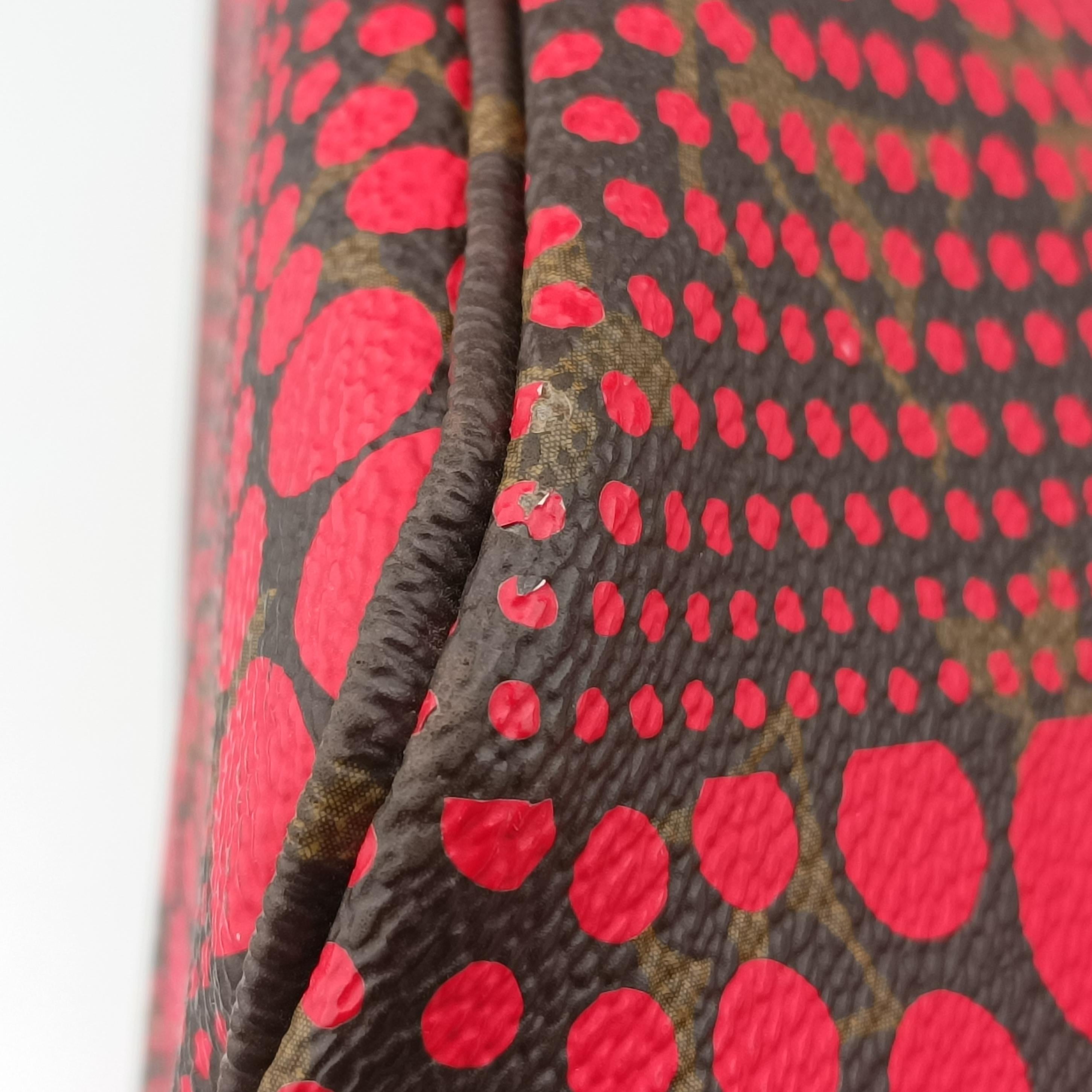 Pre-owned Louis Vuitton Neverfull MM Brown×Rouge Monogram Canvas M40686 shoulderbag | stylenewstar