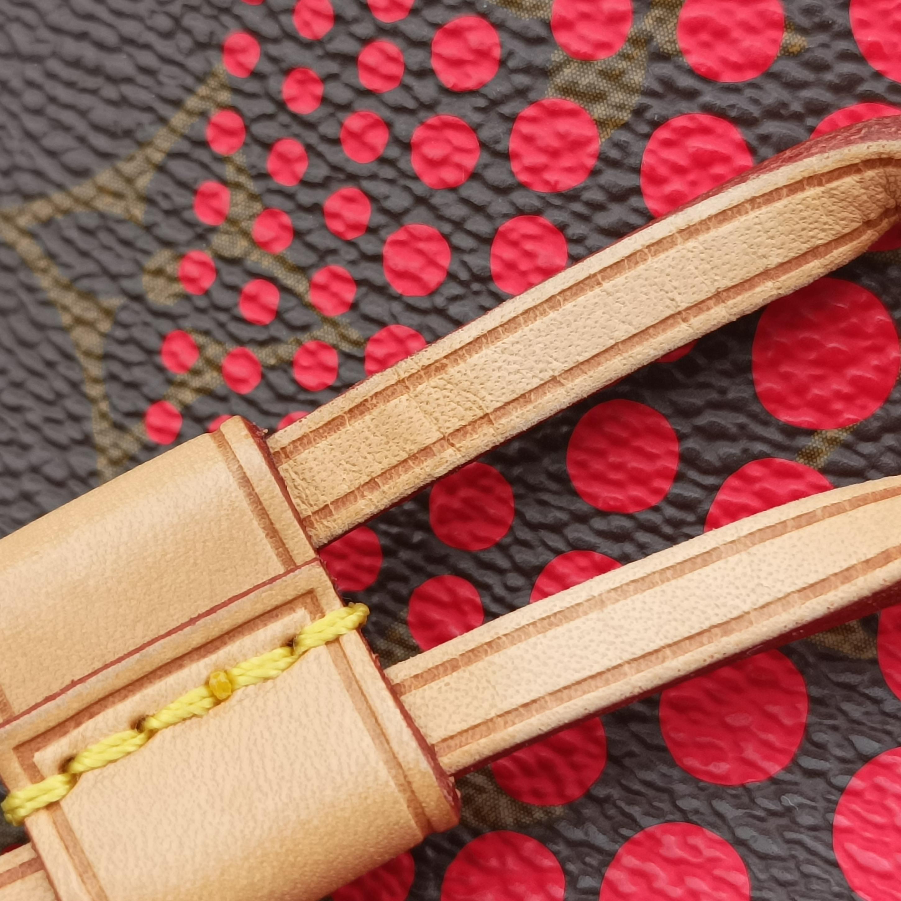 Pre-owned Louis Vuitton Neverfull MM Brown×Rouge Monogram Canvas M40686 shoulderbag | stylenewstar