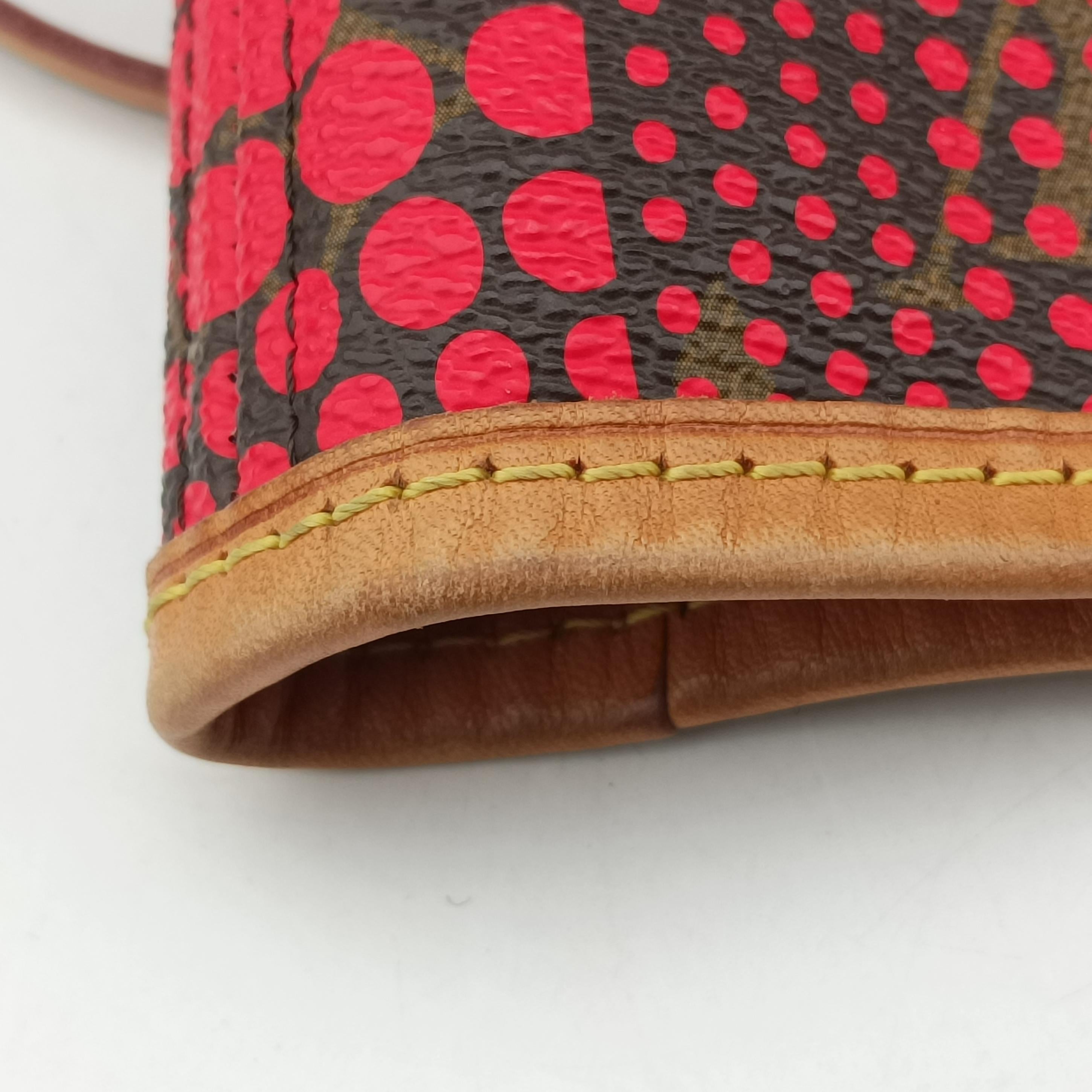 Pre-owned Louis Vuitton Neverfull MM Brown×Rouge Monogram Canvas M40686 shoulderbag | stylenewstar