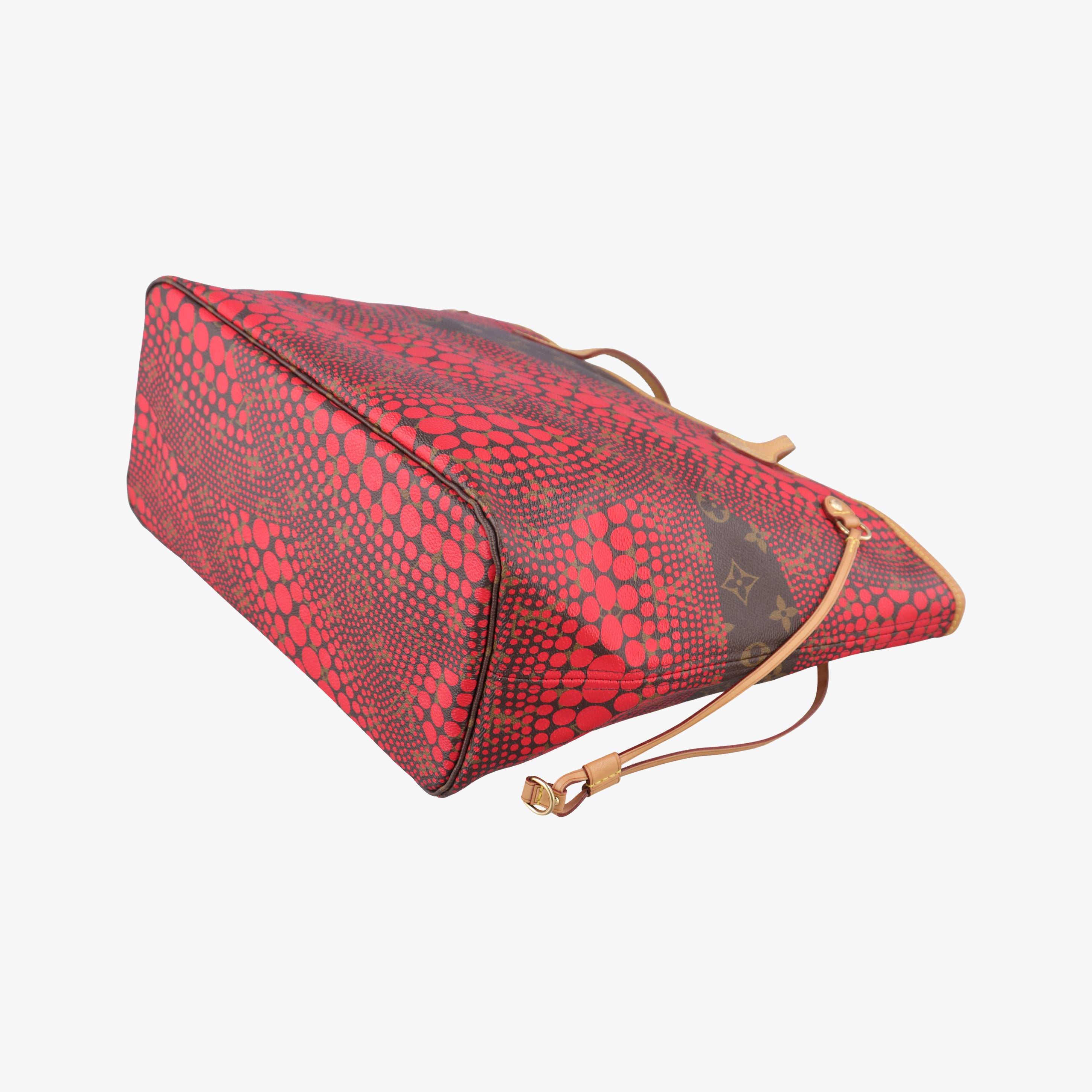 Pre-owned Louis Vuitton Neverfull MM Brown×Rouge Monogram Canvas M40686 shoulderbag | stylenewstar