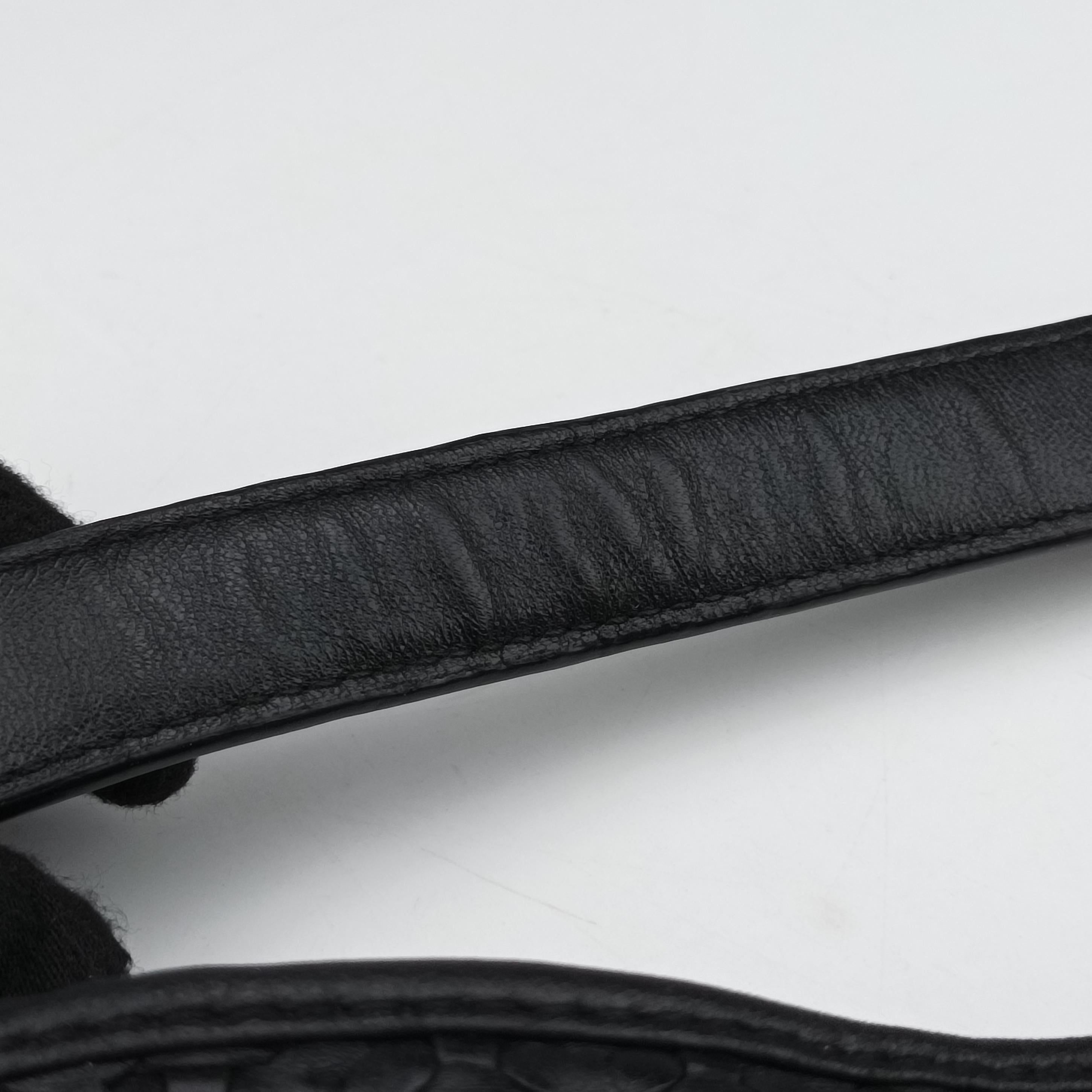 Vintage Christian Dior Soft Lady Dior Canage INTRECCIATO Tote Black lambskin  shoulderbag | stylenewstar