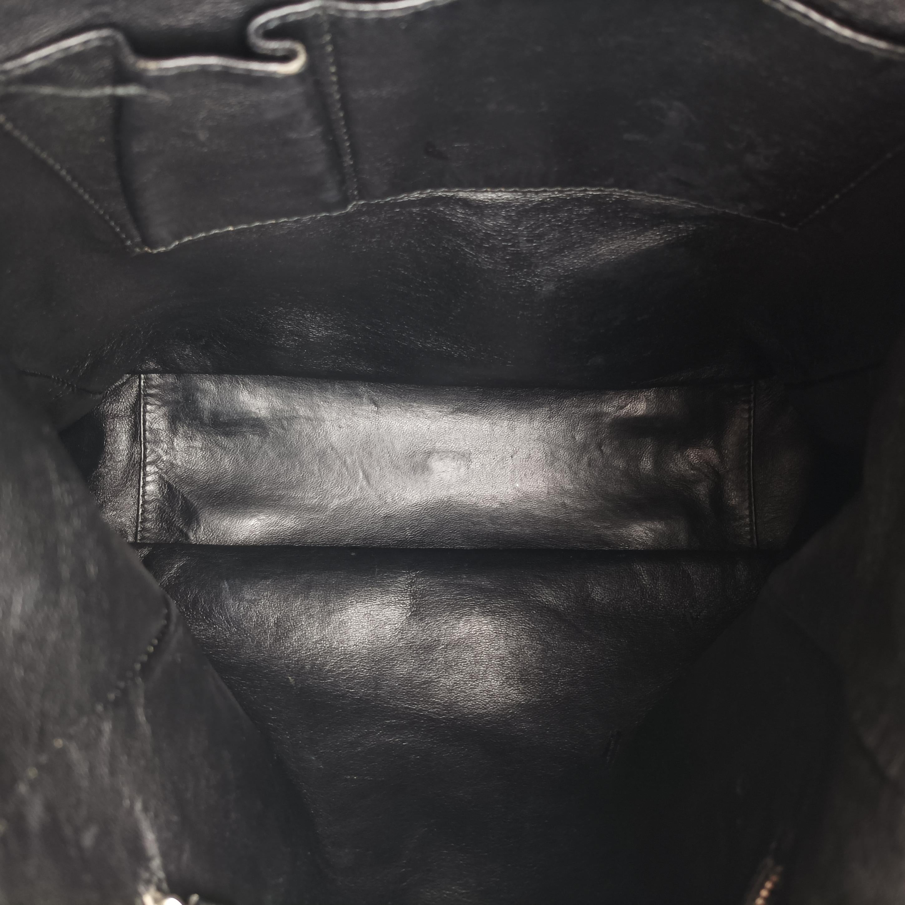 Vintage Christian Dior Soft Lady Dior Canage INTRECCIATO Tote Black lambskin  shoulderbag | stylenewstar