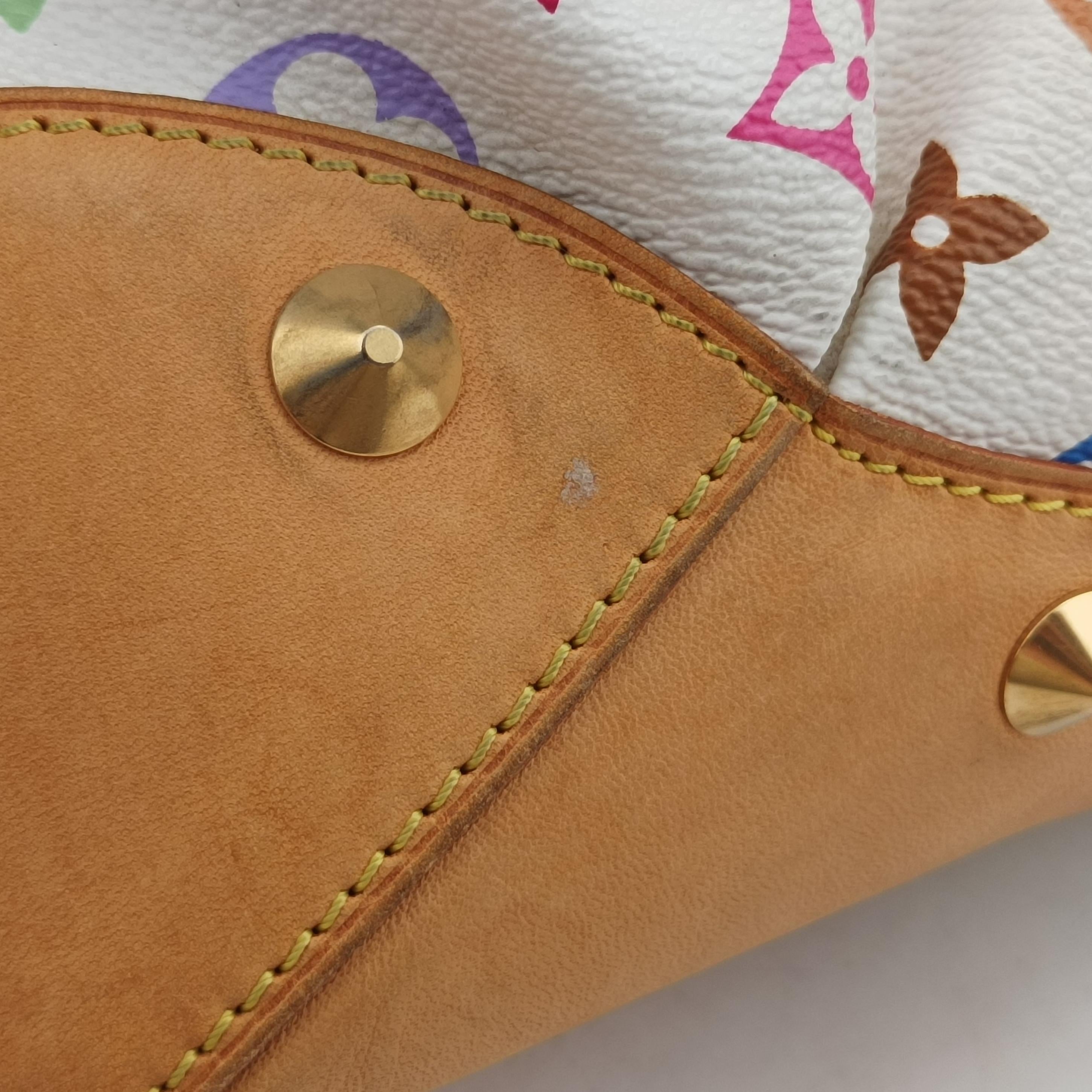 Secondhand Louis Vuitton JUDY GM white Monogram Multicolor M40253 shoulderbag | stylenewstar