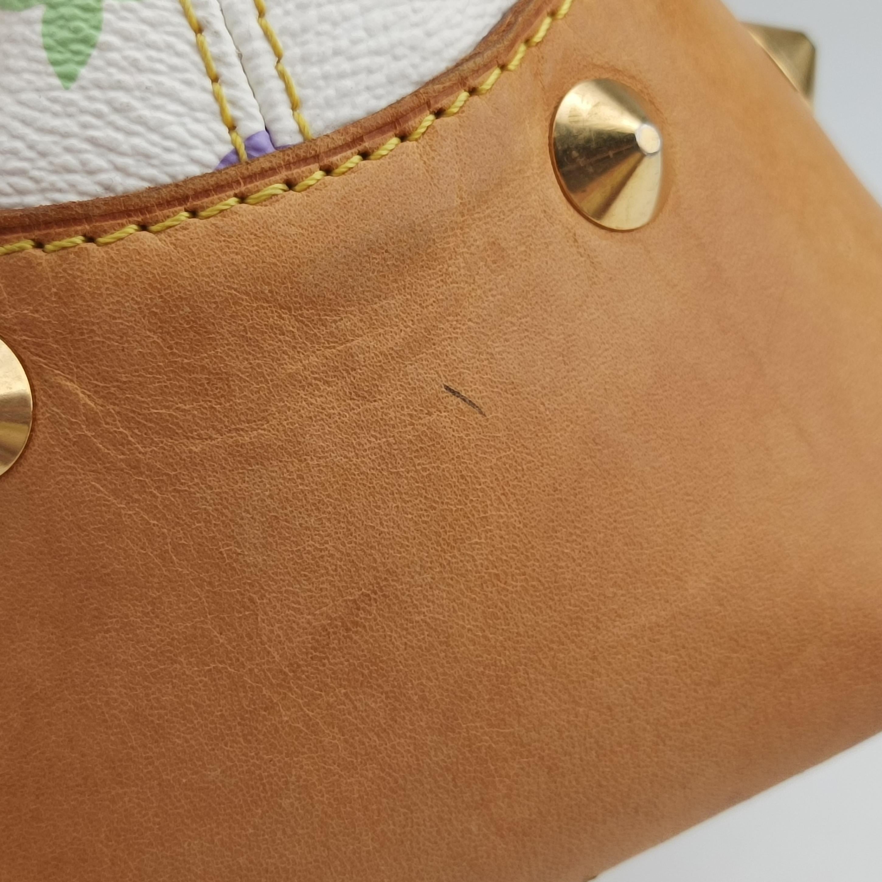 Secondhand Louis Vuitton JUDY GM white Monogram Multicolor M40253 shoulderbag | stylenewstar