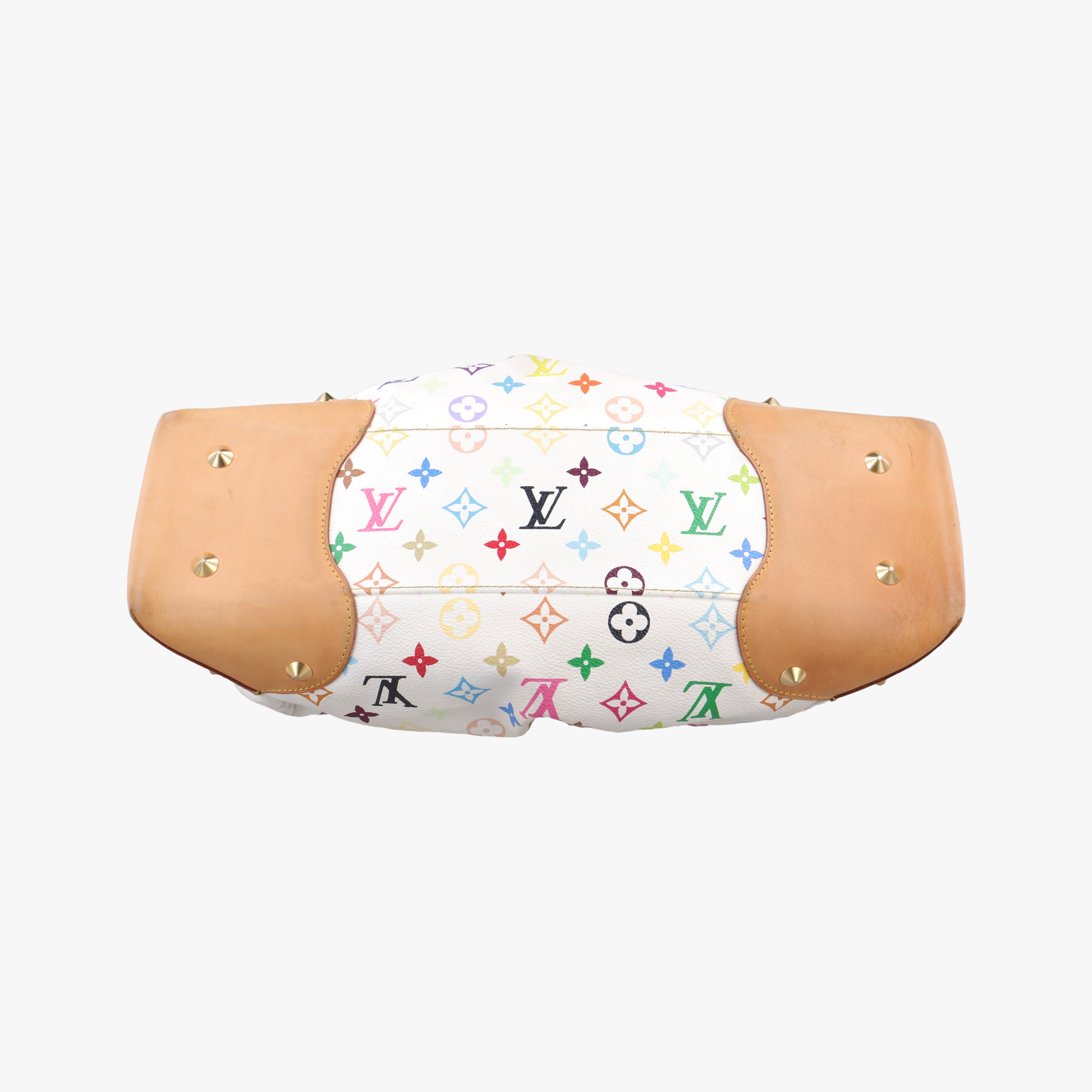 Secondhand Louis Vuitton JUDY GM white Monogram Multicolor M40253 shoulderbag | stylenewstar