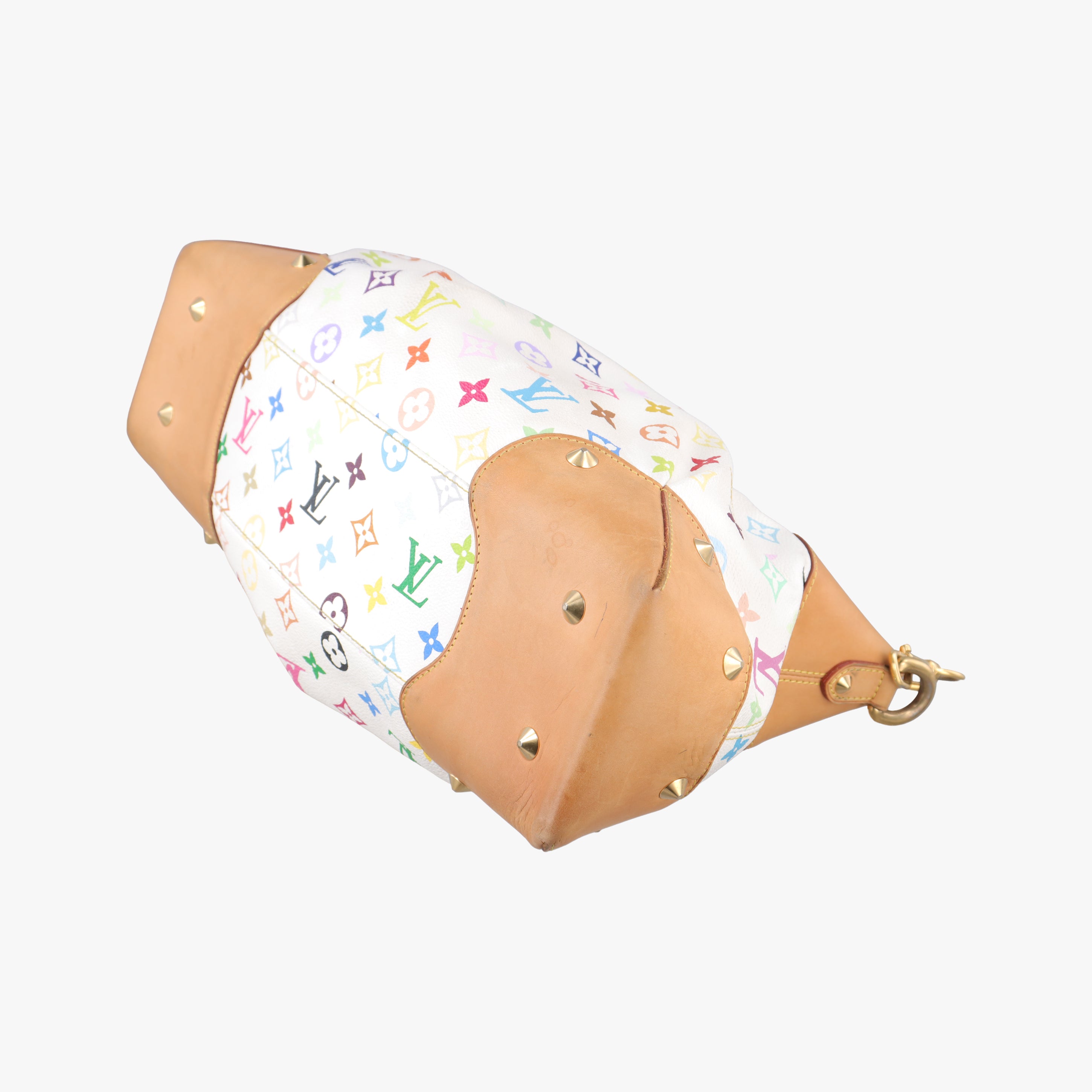 Secondhand Louis Vuitton JUDY GM white Monogram Multicolor M40253 shoulderbag | stylenewstar