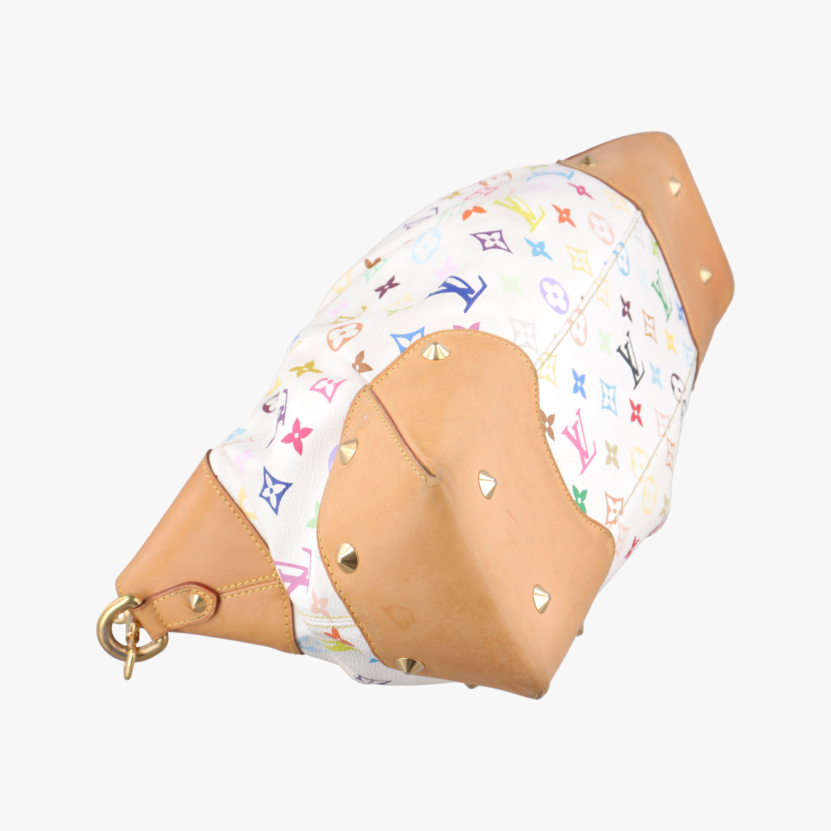 Secondhand Louis Vuitton JUDY GM white Monogram Multicolor M40253 shoulderbag | stylenewstar