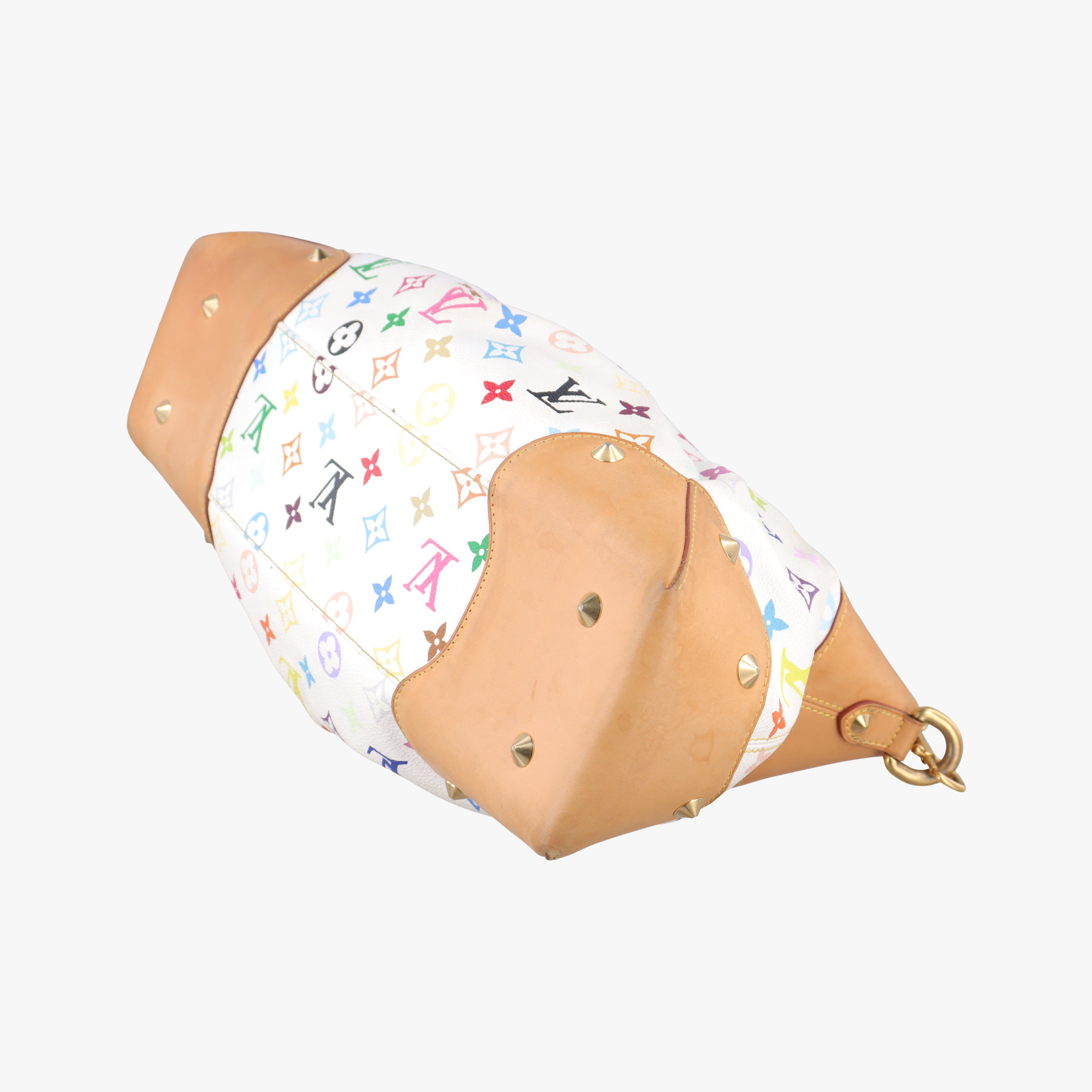 Secondhand Louis Vuitton JUDY GM white Monogram Multicolor M40253 shoulderbag | stylenewstar