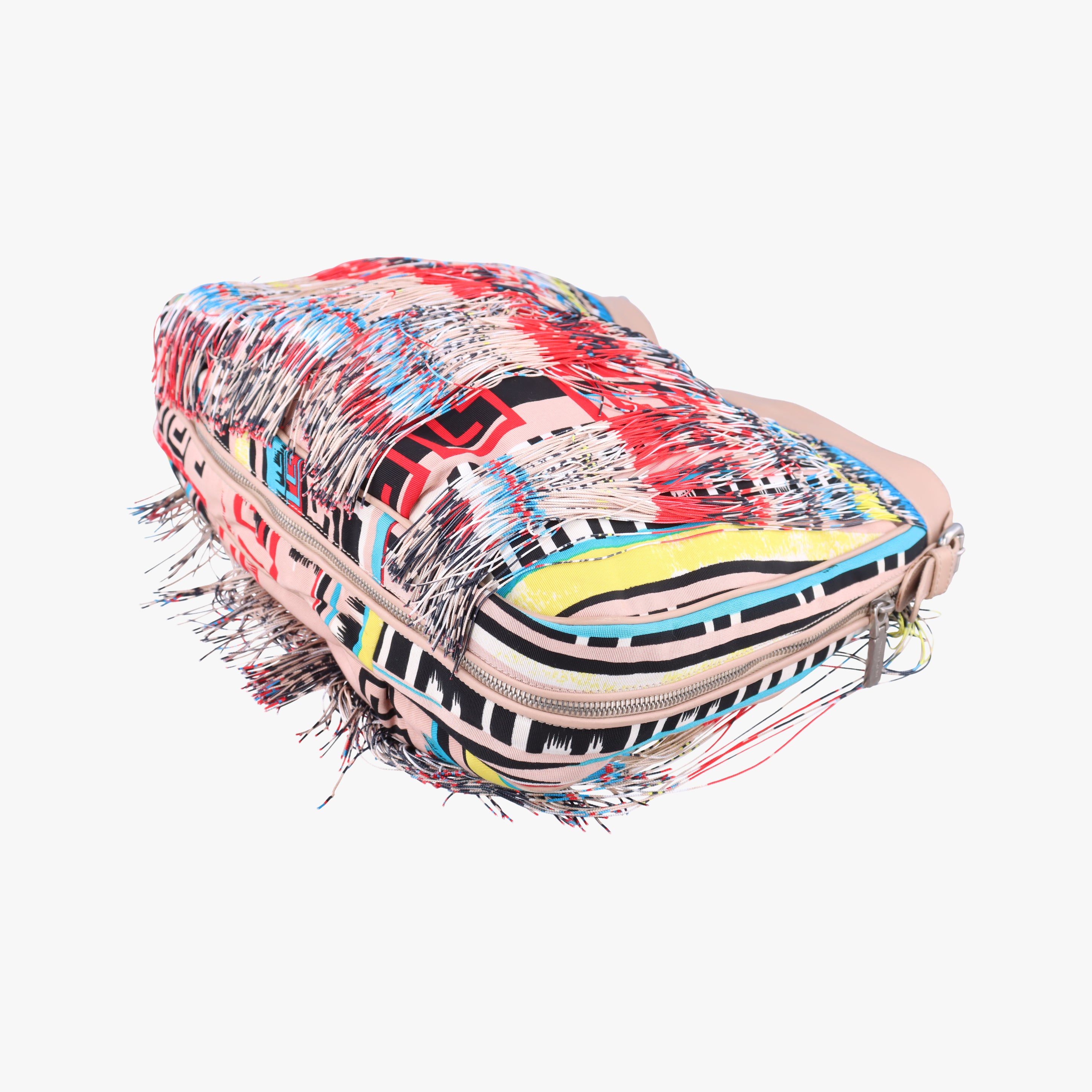 Pre-owned VERSACE Hobo Multicolour canvas×leather  shoulderbag | stylenewstar