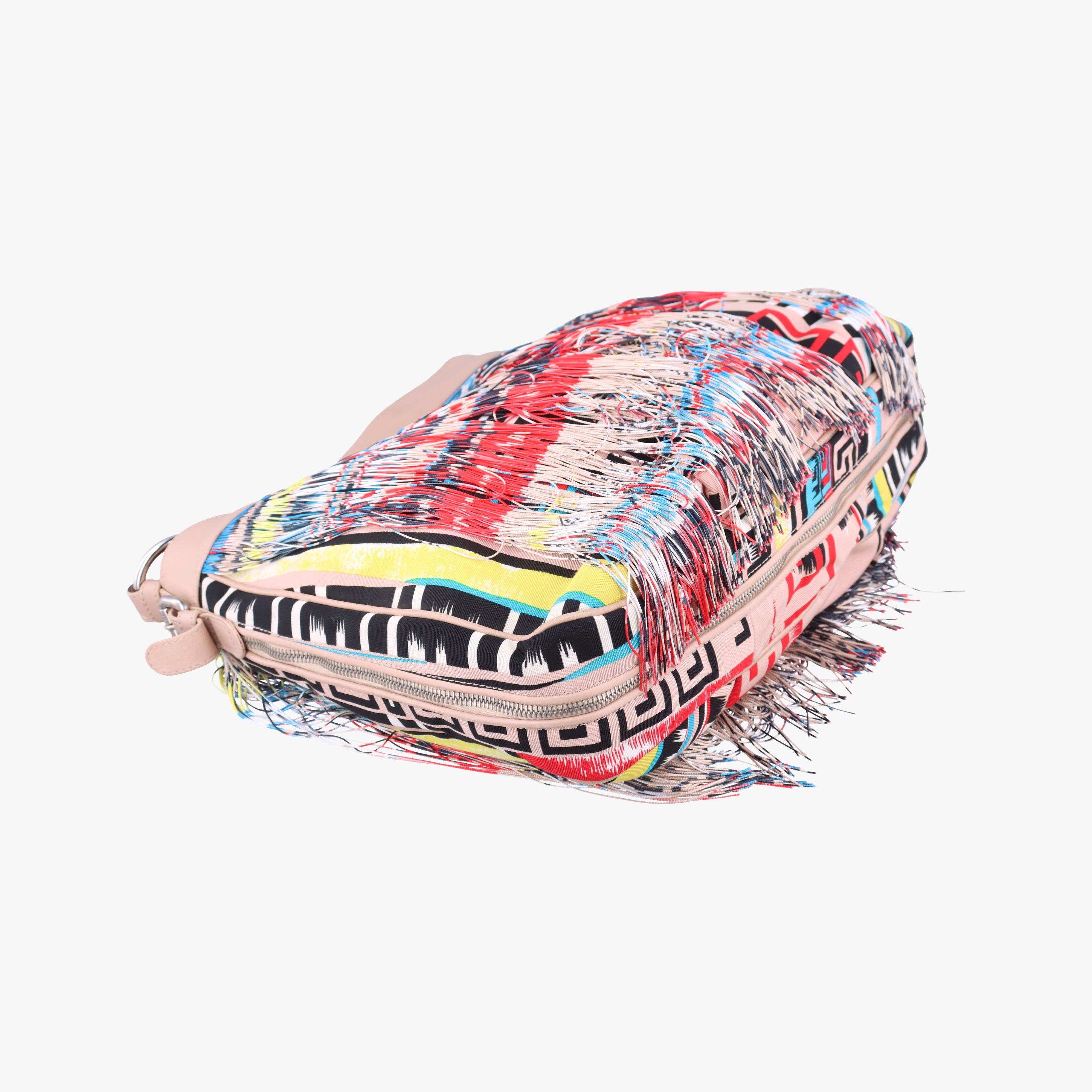 Pre-owned VERSACE Hobo Multicolour canvas×leather  shoulderbag | stylenewstar