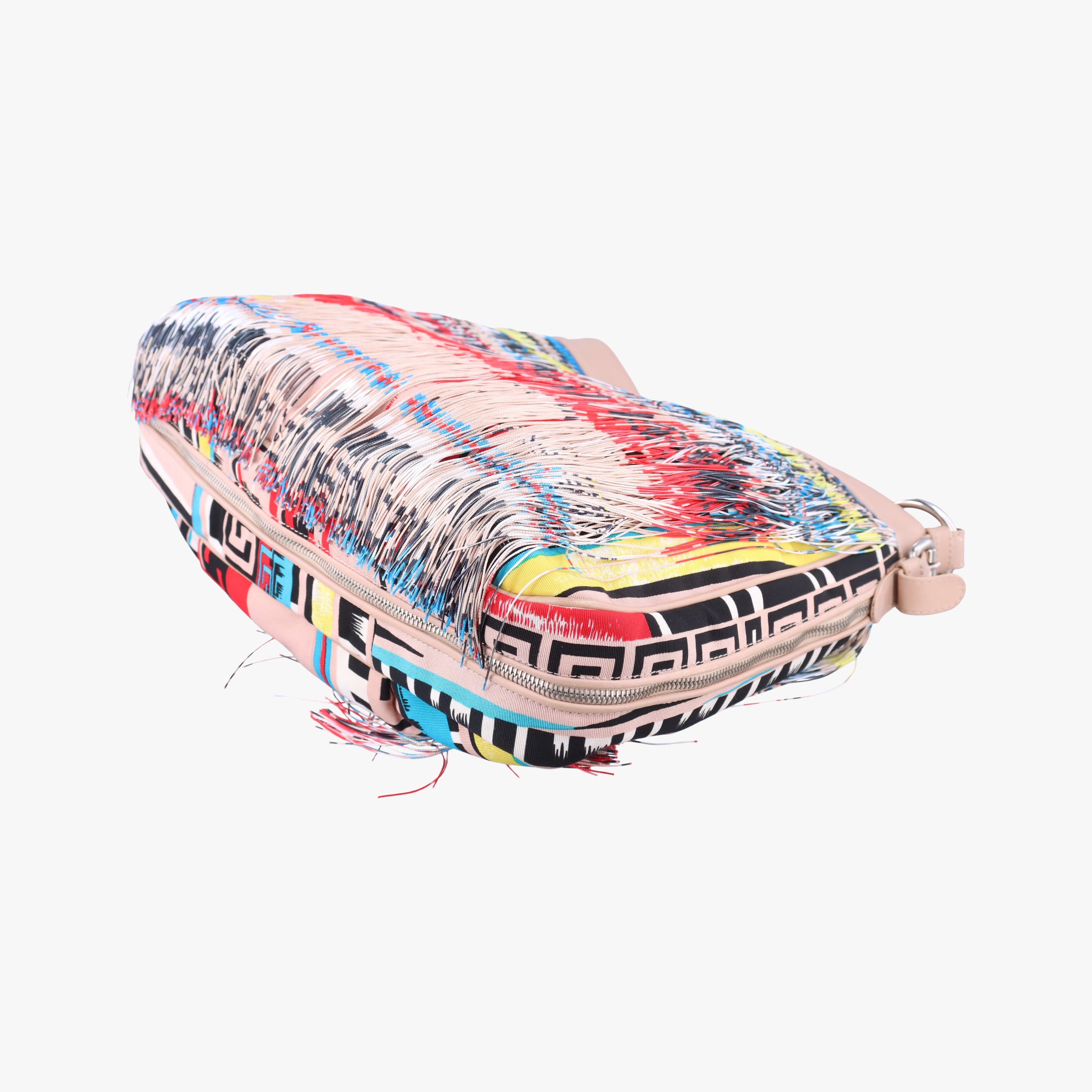 Pre-owned VERSACE Hobo Multicolour canvas×leather  shoulderbag | stylenewstar