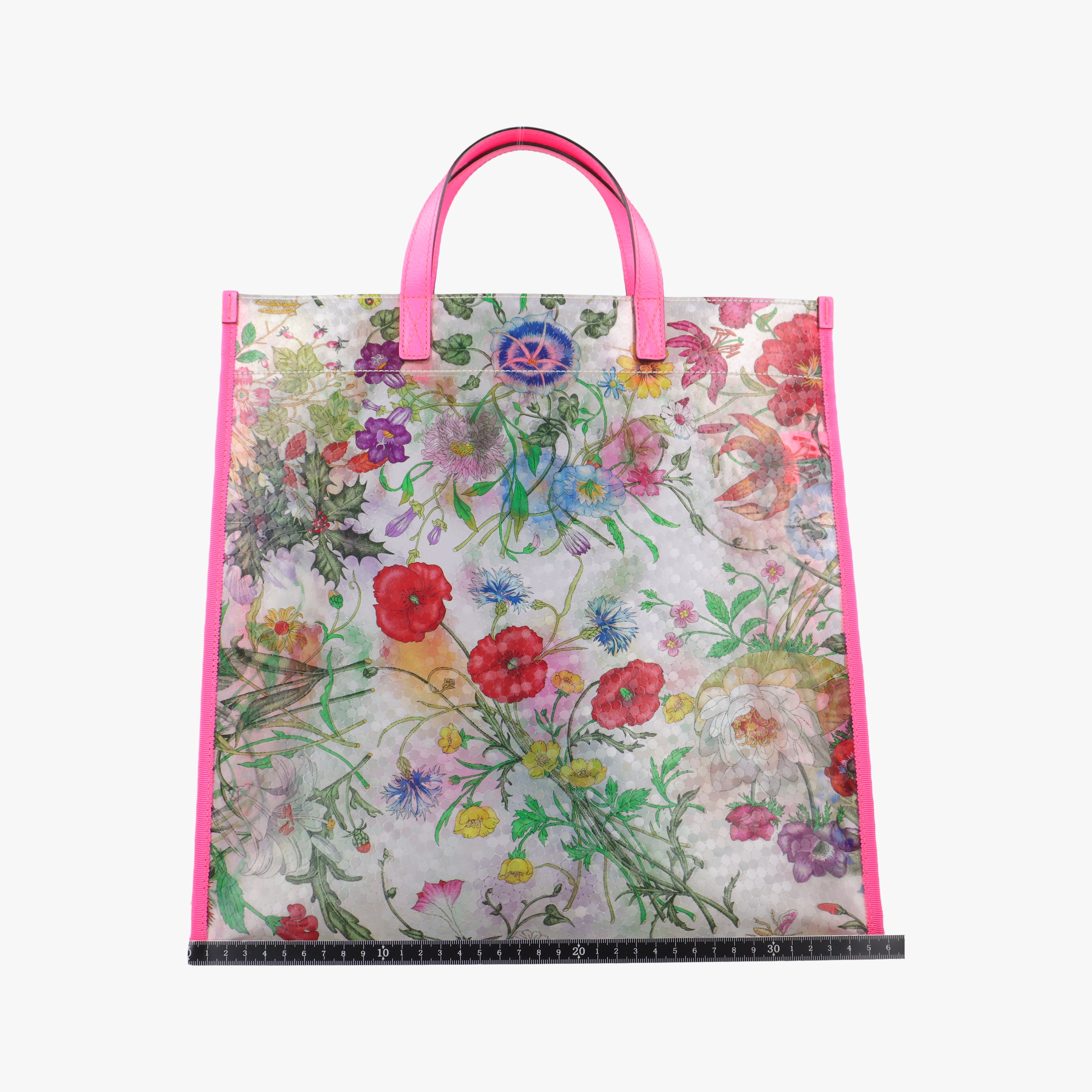 Secondhand Gucci Flora Print Multicolour PVC coated canvas 548713 handbag | stylenewstar