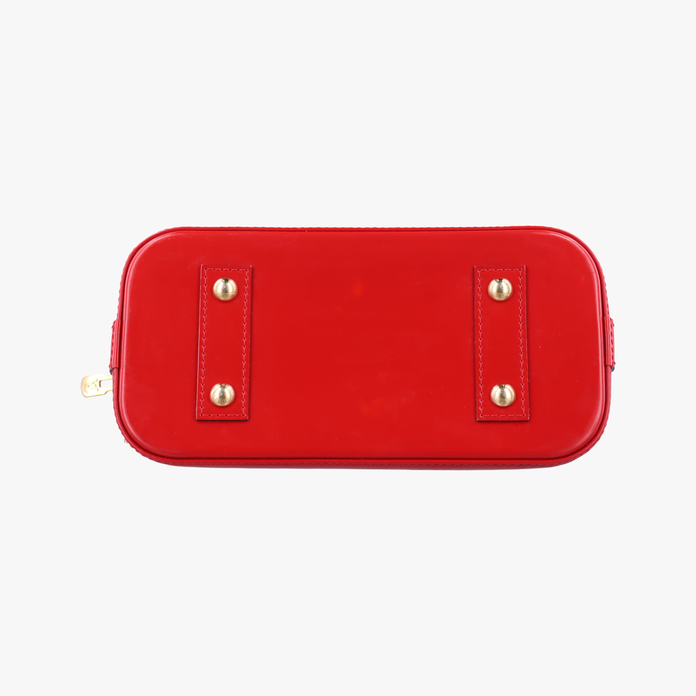 Pre-owned Louis Vuitton Alma BB CERISE Vernis M90174 shoulderbag | stylenewstar