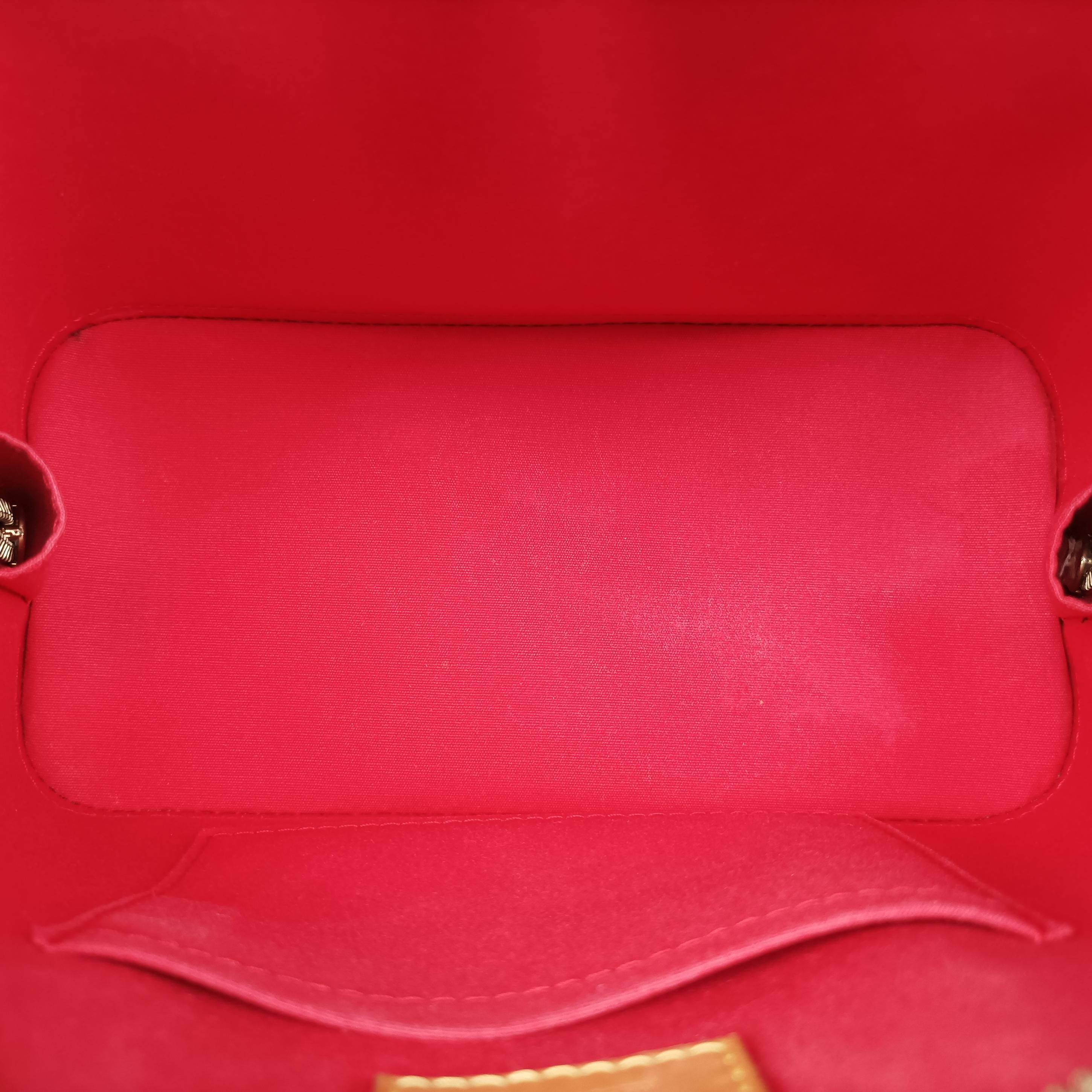 Pre-owned Louis Vuitton Alma BB CERISE Vernis M90174 shoulderbag | stylenewstar