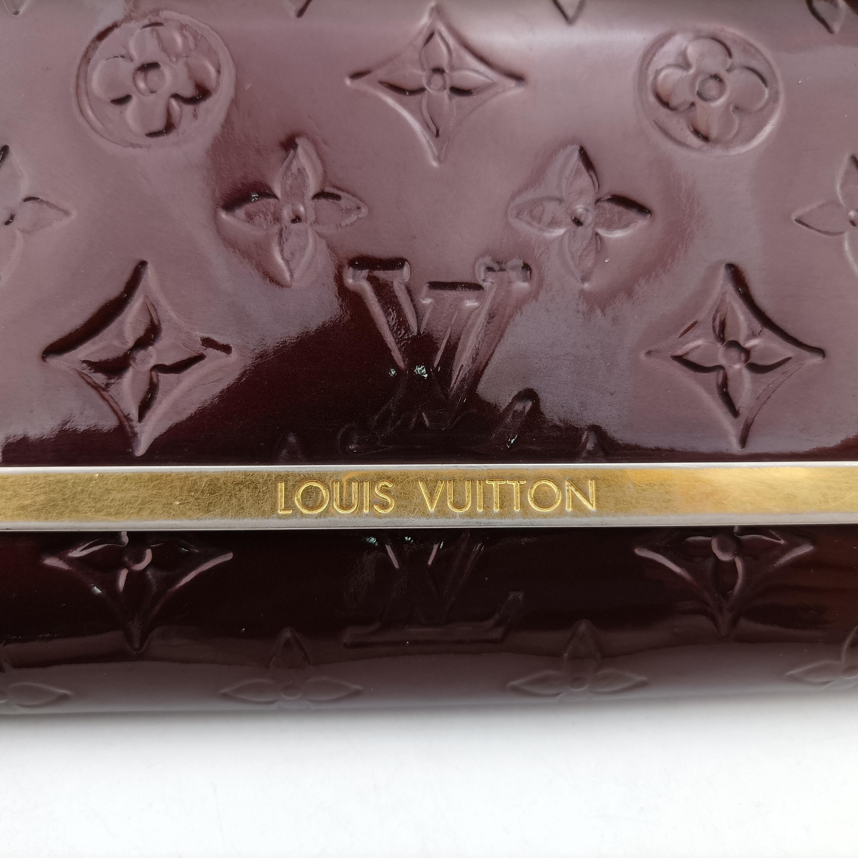 Vintage Louis Vuitton Clutch Ana Amarante Vernis M91549 shoulderbag | stylenewstar