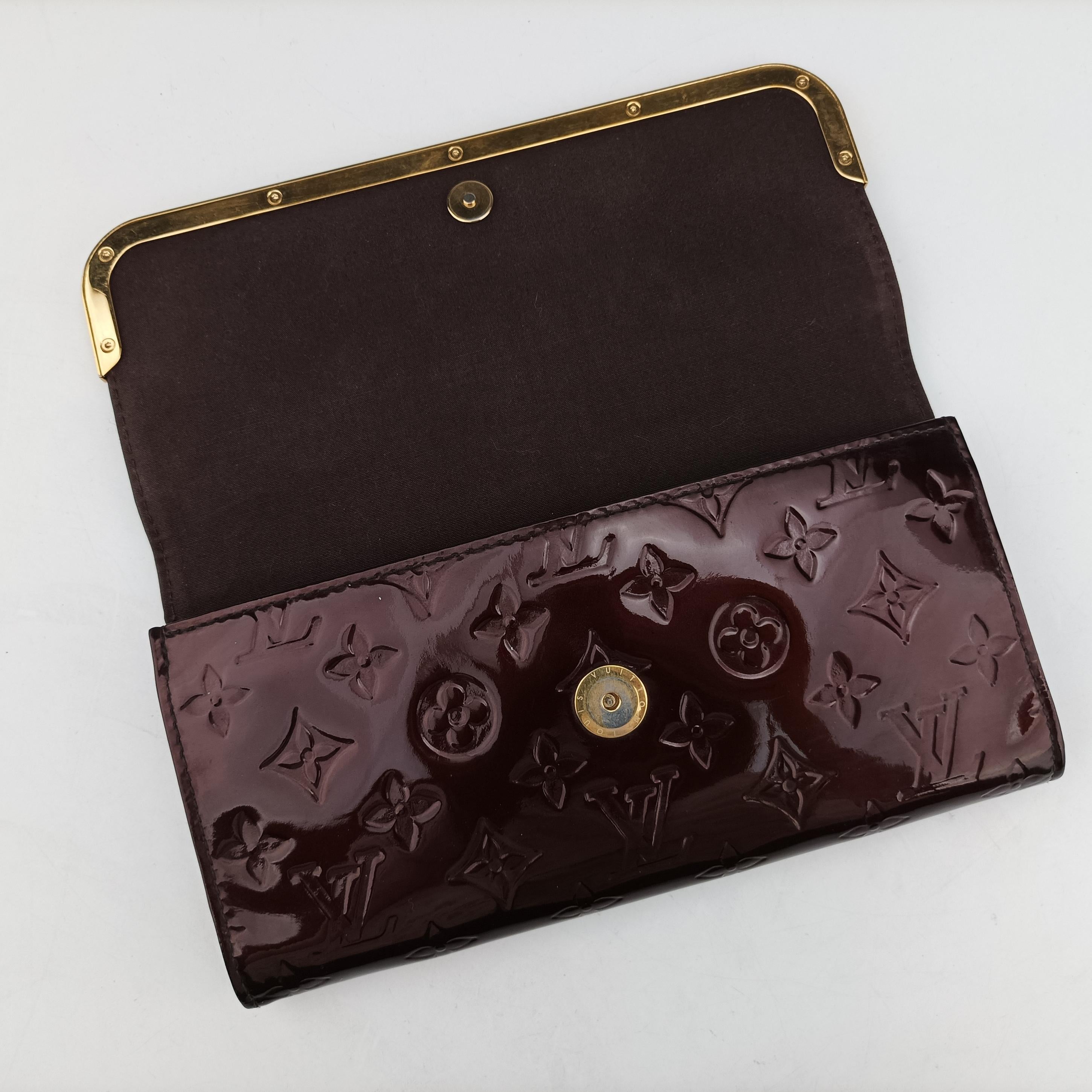 Vintage Louis Vuitton Clutch Ana Amarante Vernis M91549 shoulderbag | stylenewstar