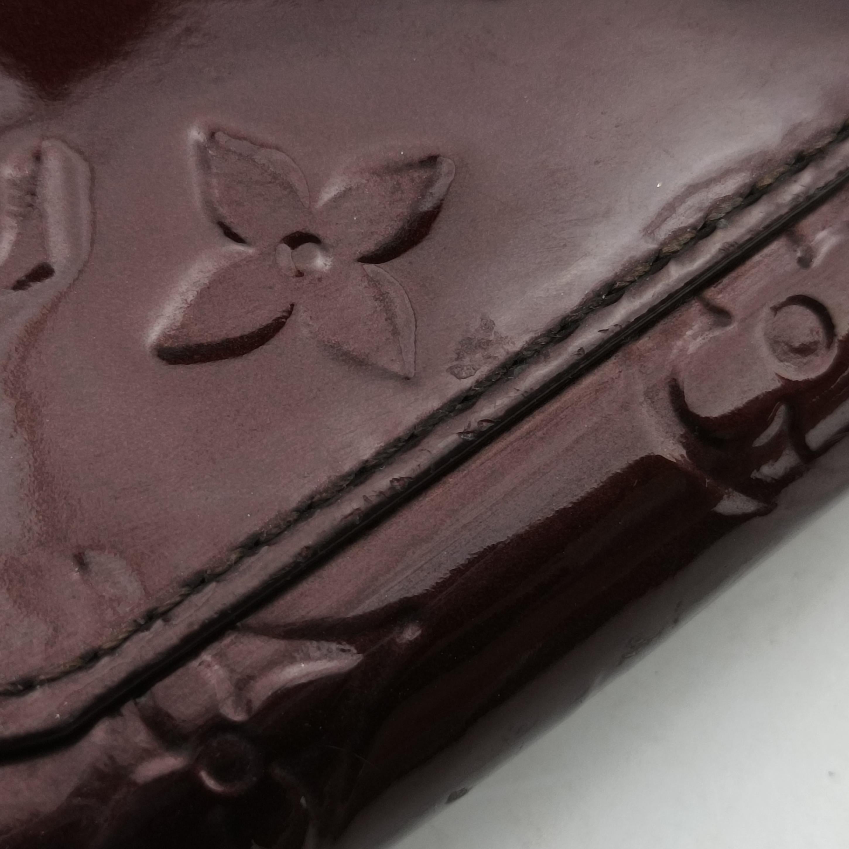 Vintage Louis Vuitton Clutch Ana Amarante Vernis M91549 shoulderbag | stylenewstar