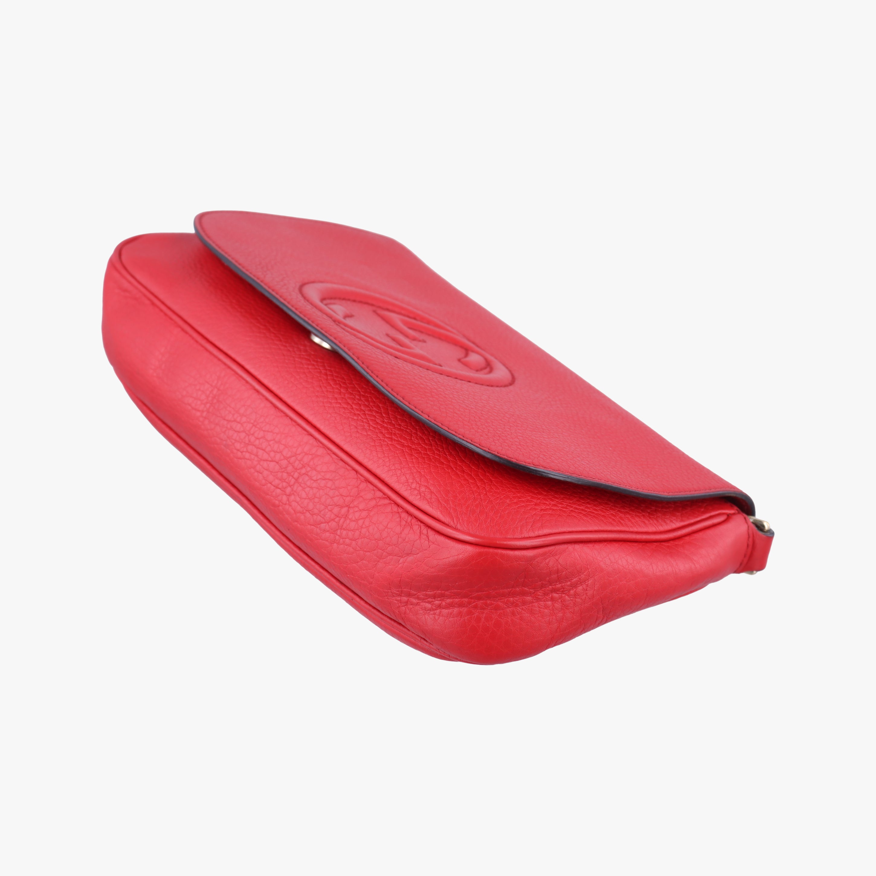 Pre-owned Gucci SOHO Red Leather 336752 shoulderbag | stylenewstar