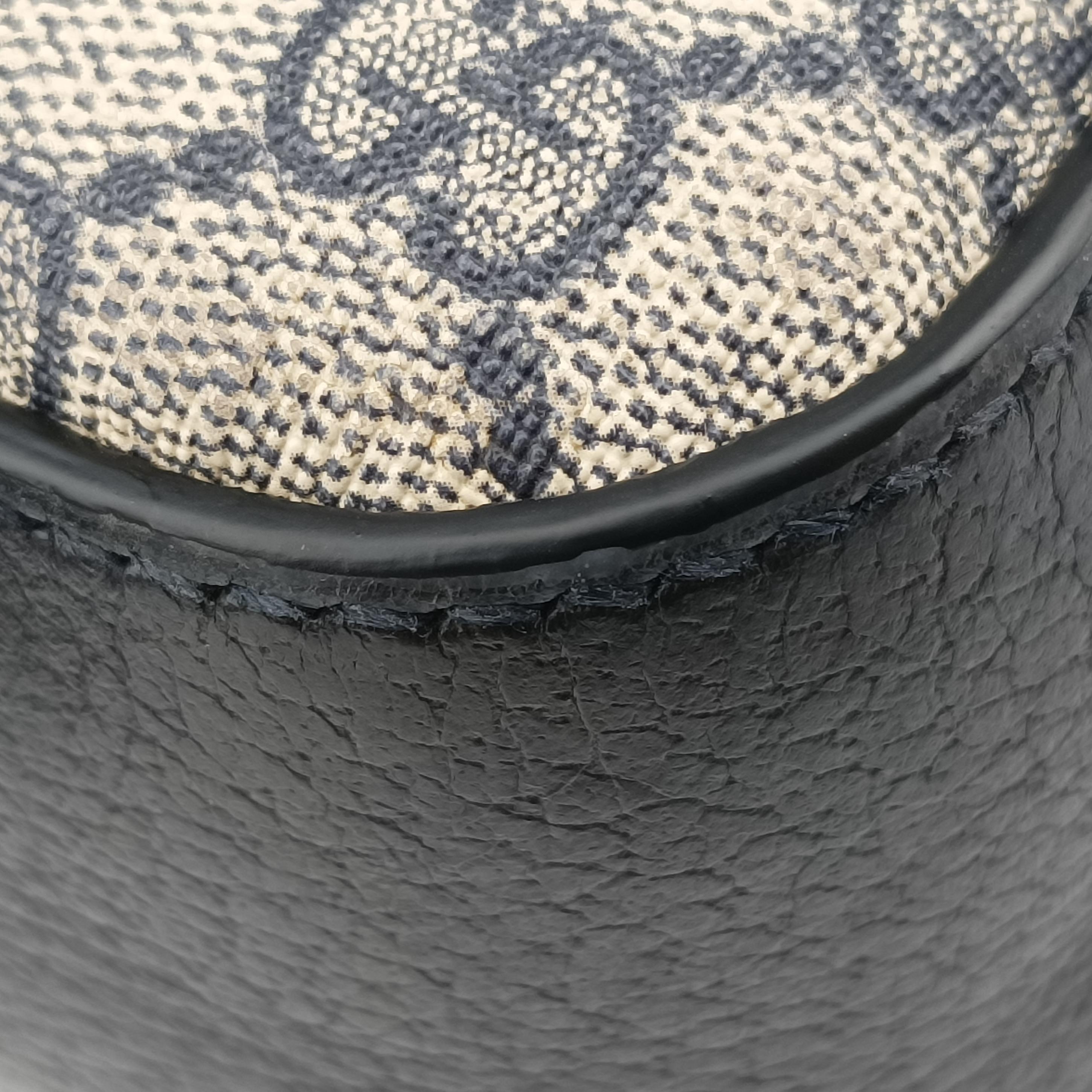 Pre-owned Gucci Ophidia beige×Black×Multicolour PVC coated canvas×leather 681064 shoulderbag | stylenewstar