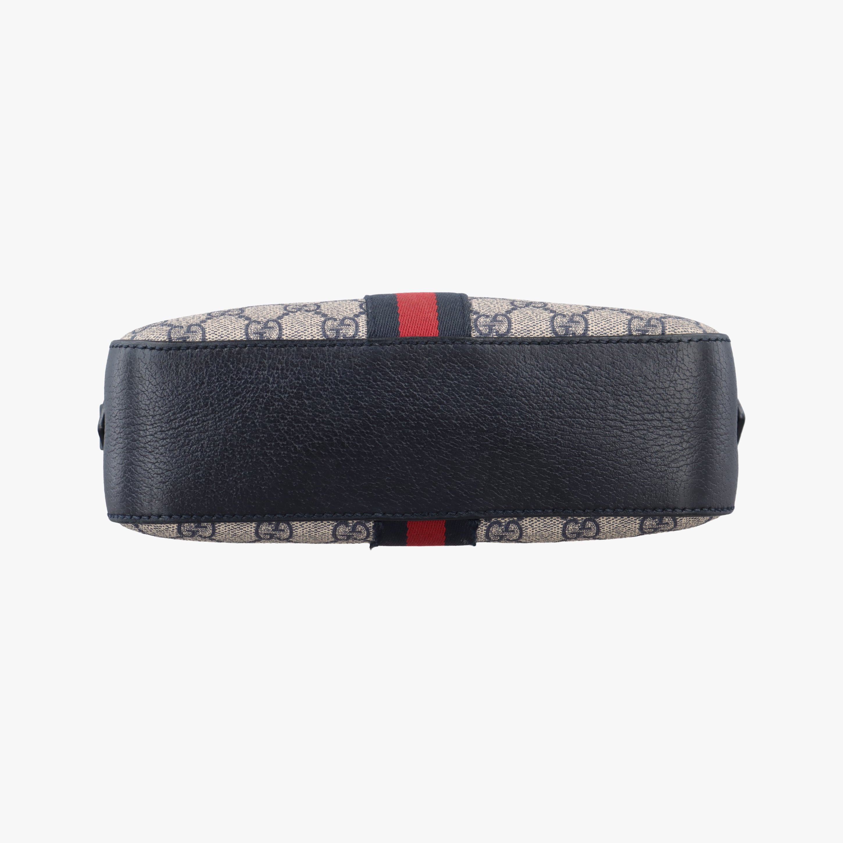 Pre-owned Gucci Ophidia beige×Black×Multicolour PVC coated canvas×leather 681064 shoulderbag | stylenewstar