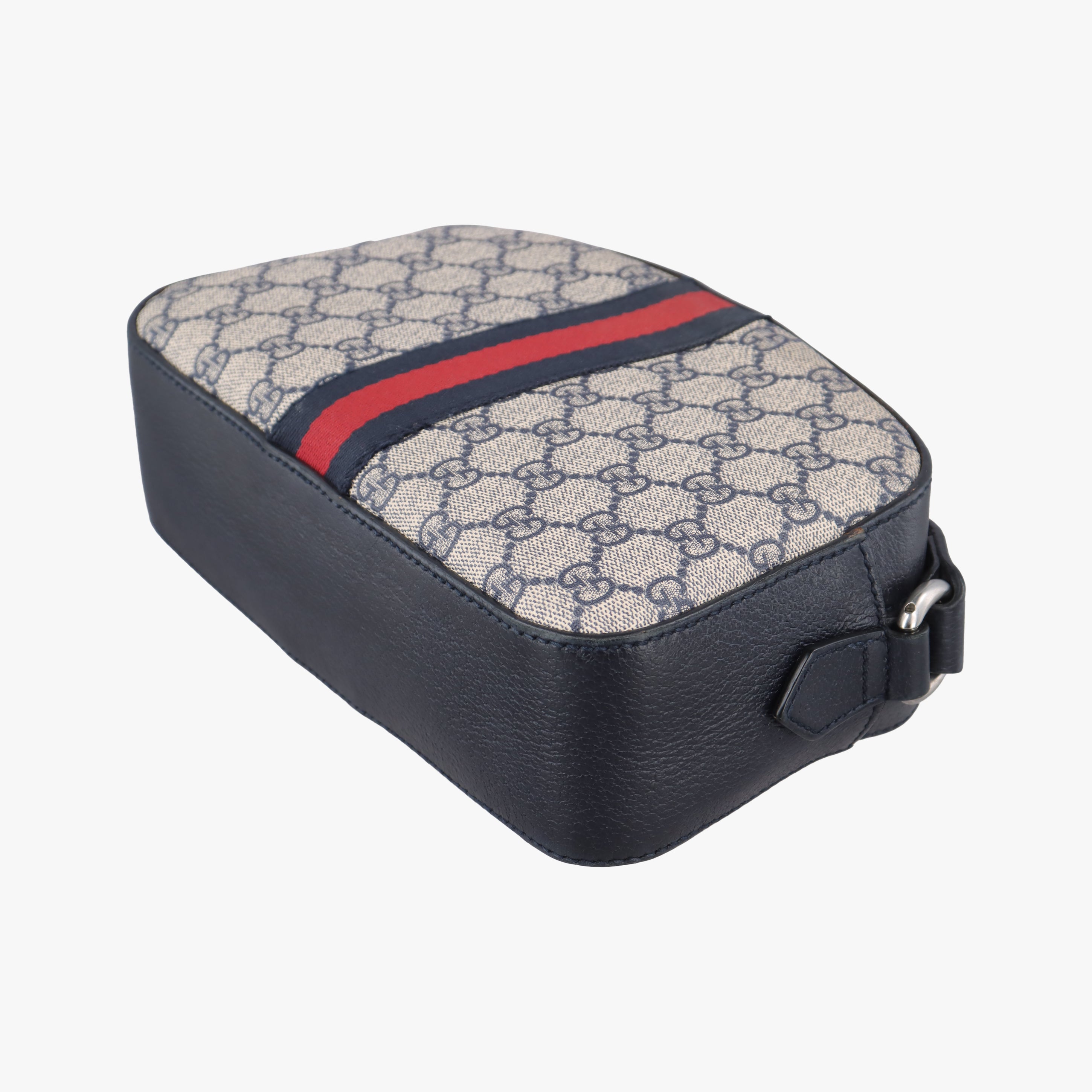 Pre-owned Gucci Ophidia beige×Black×Multicolour PVC coated canvas×leather 681064 shoulderbag | stylenewstar