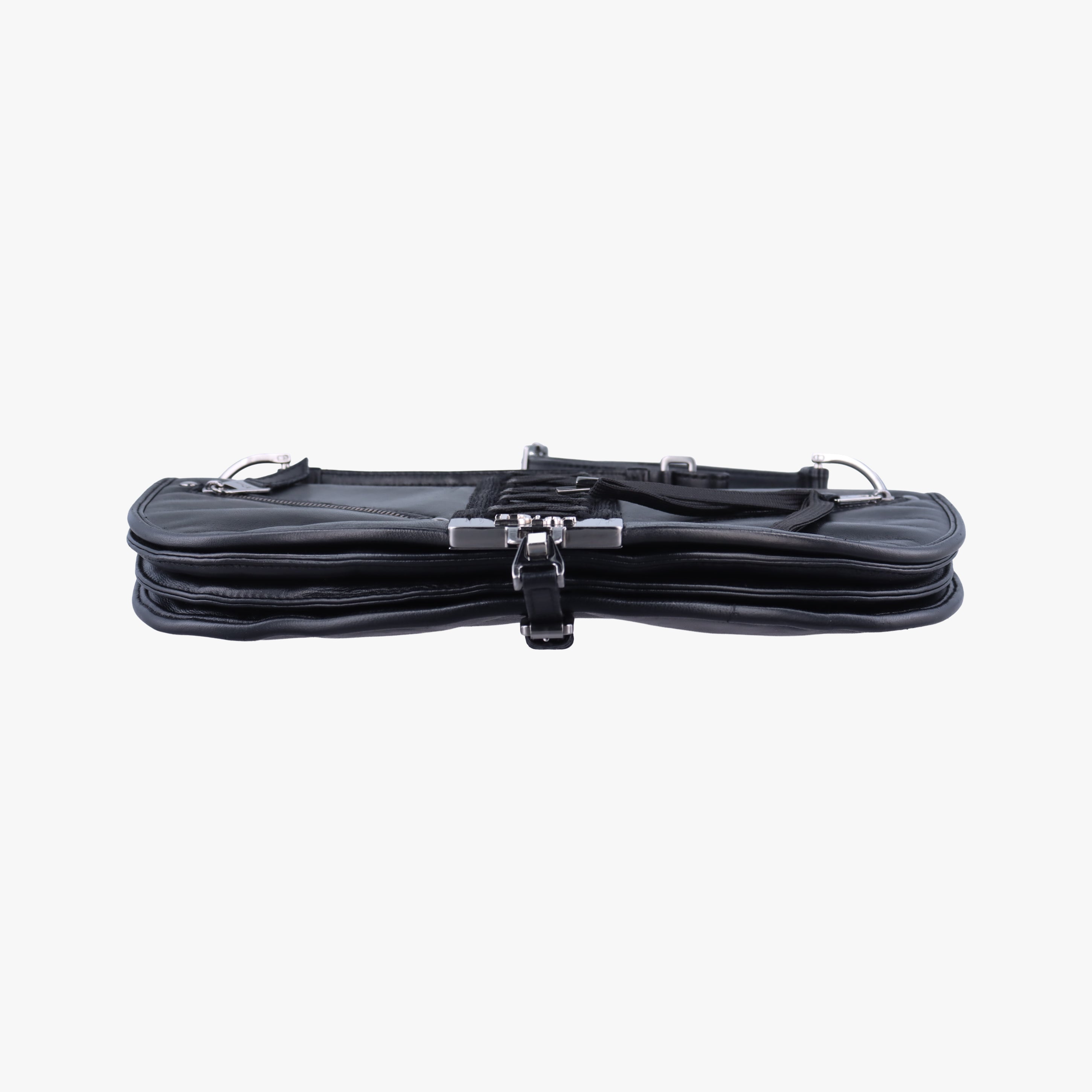 Pre-owned Christian Dior Admit It Corset Hobo Black Leather  shoulderbag | stylenewstar