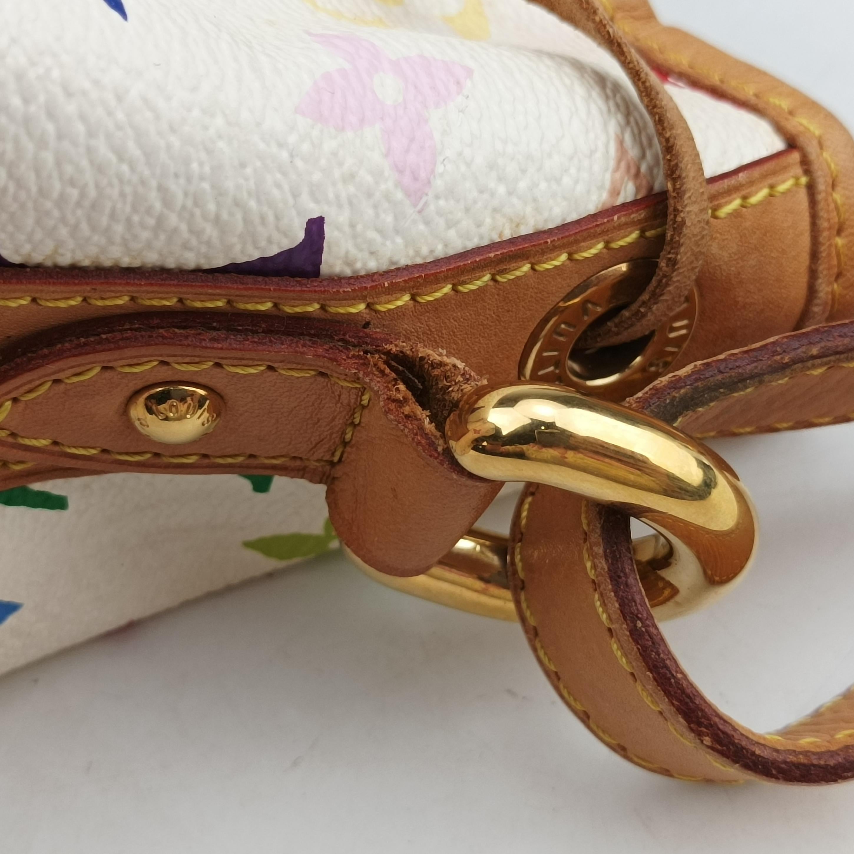 Secondhand Louis Vuitton Petit Noe white Monogram Multicolor M42229 shoulderbag | stylenewstar