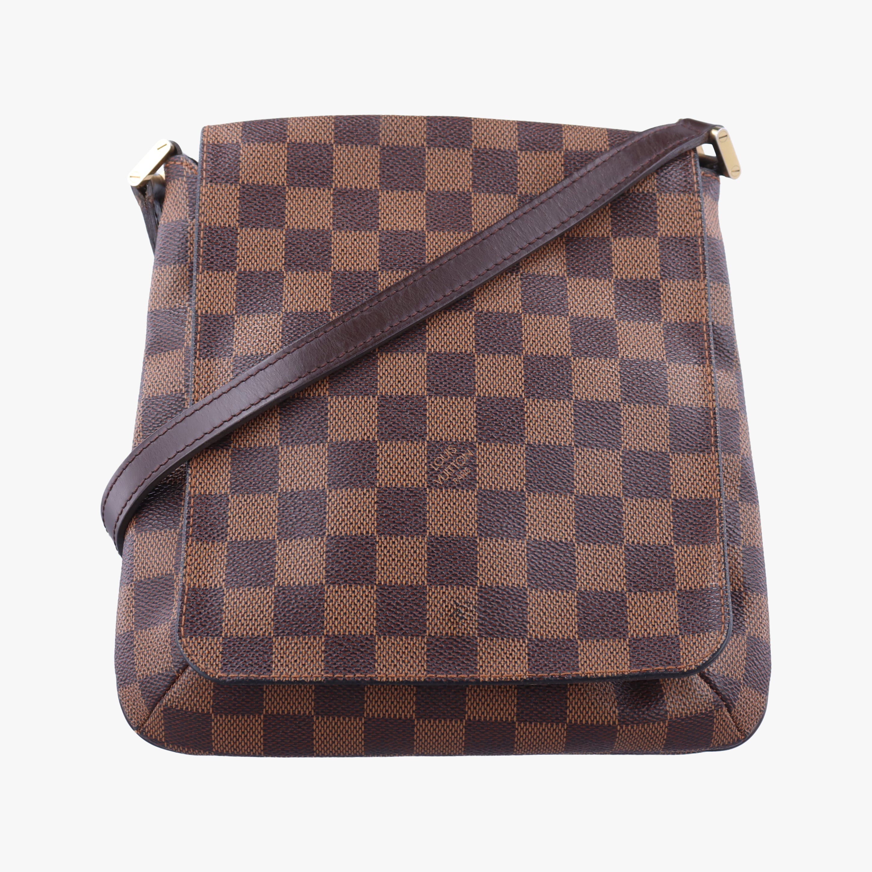 Secondhand Louis Vuitton Mustet Salsa (Long strap) EBENE Damier Canvas N51300 shoulderbag | stylenewstar