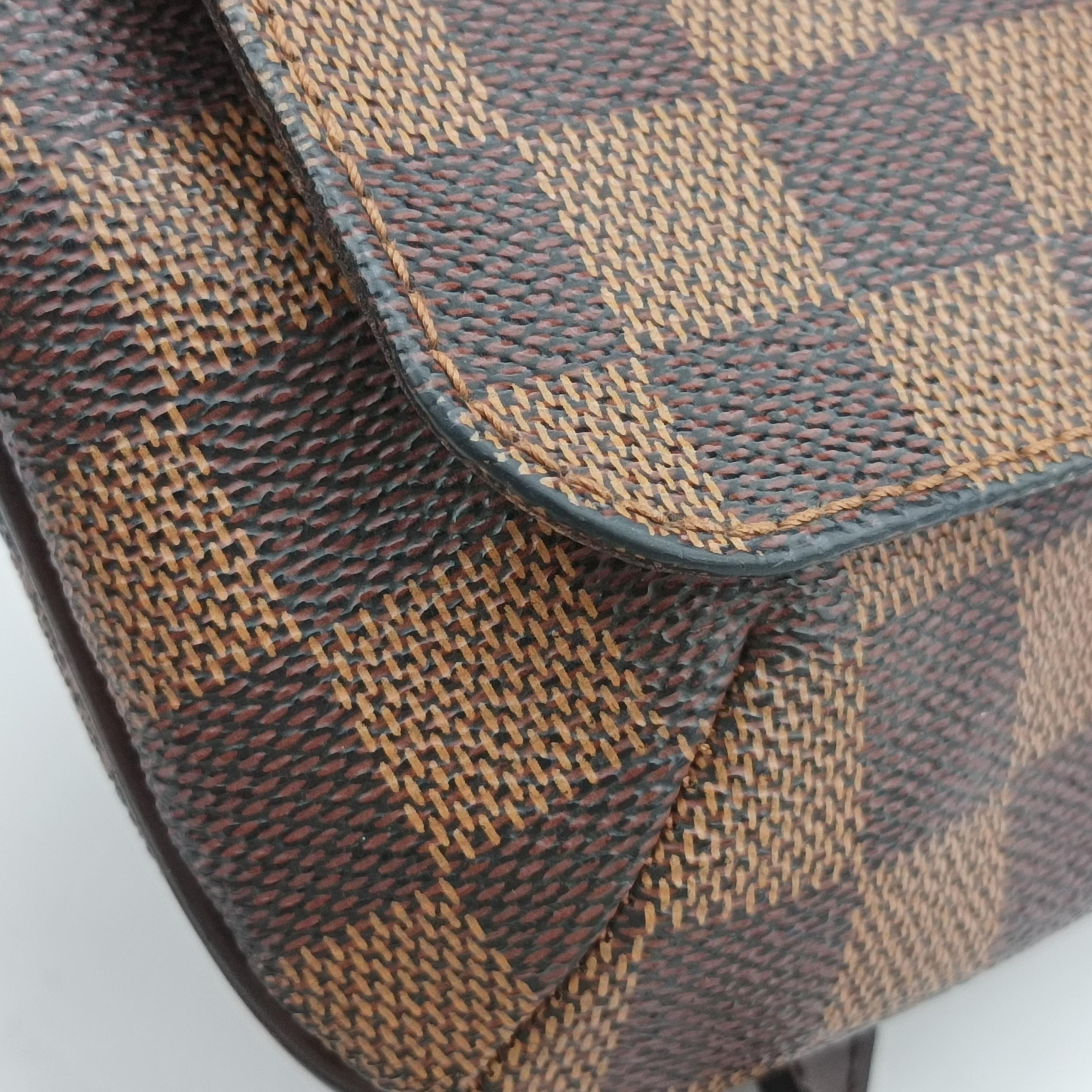 Secondhand Louis Vuitton Mustet Salsa (Long strap) EBENE Damier Canvas N51300 shoulderbag | stylenewstar